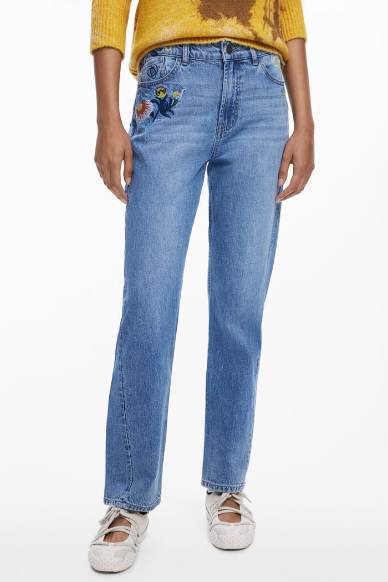 DESIGUAL JEANS DENIM DONNA - Azzurro