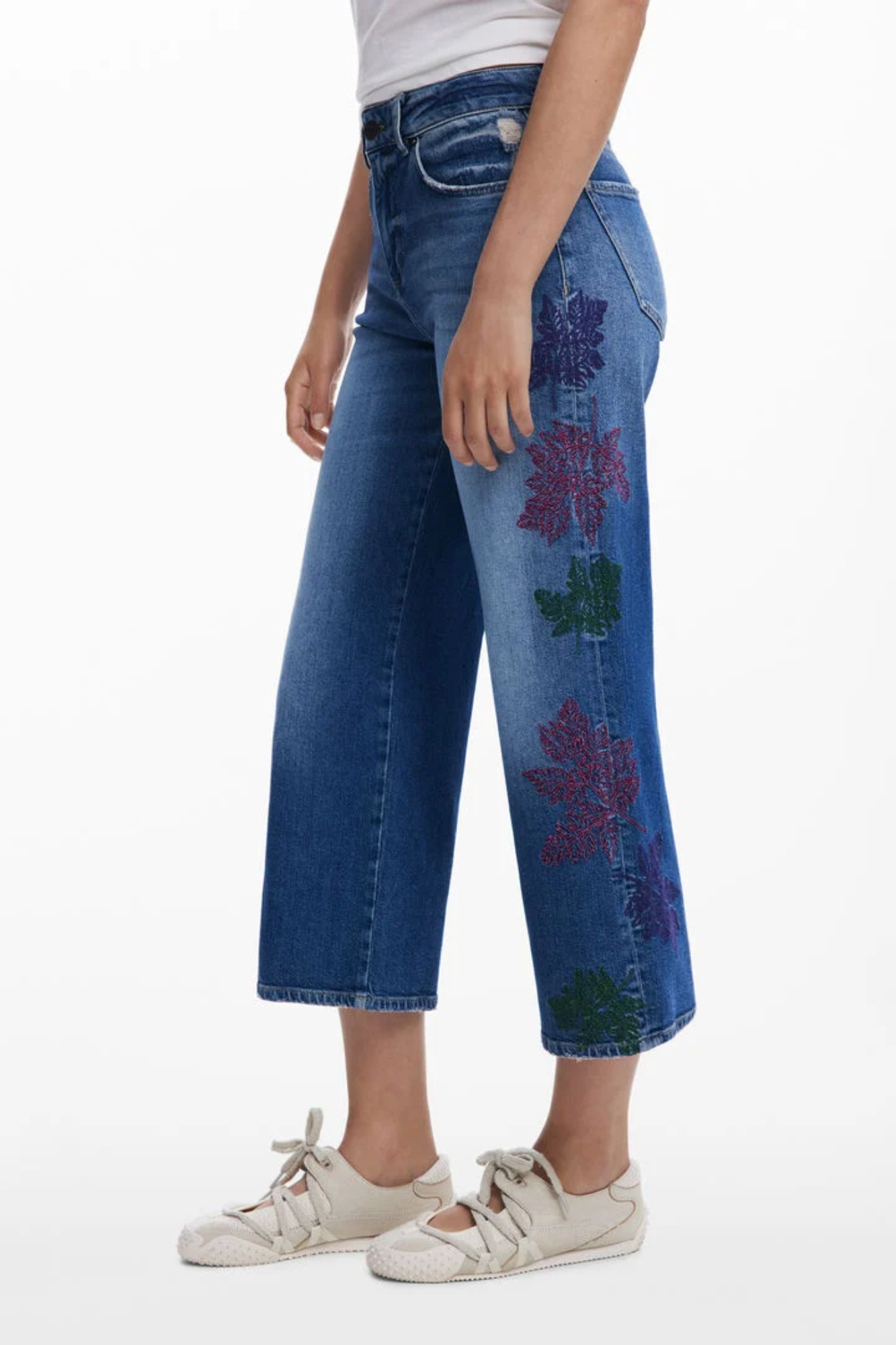 DESIGUAL JEANS DENIM DONNA - Azzurro - immagine 3