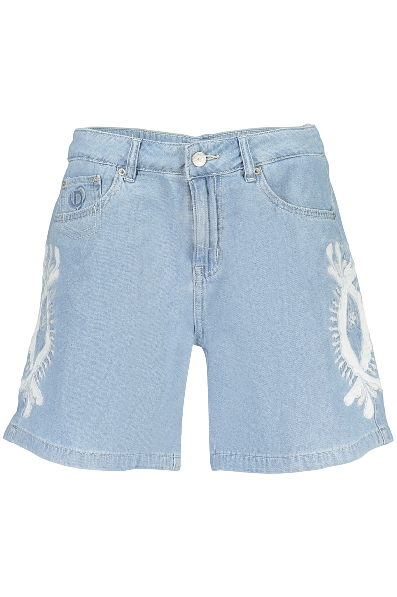 DESIGUAL JEANS SHORT DONNA - Azzurro