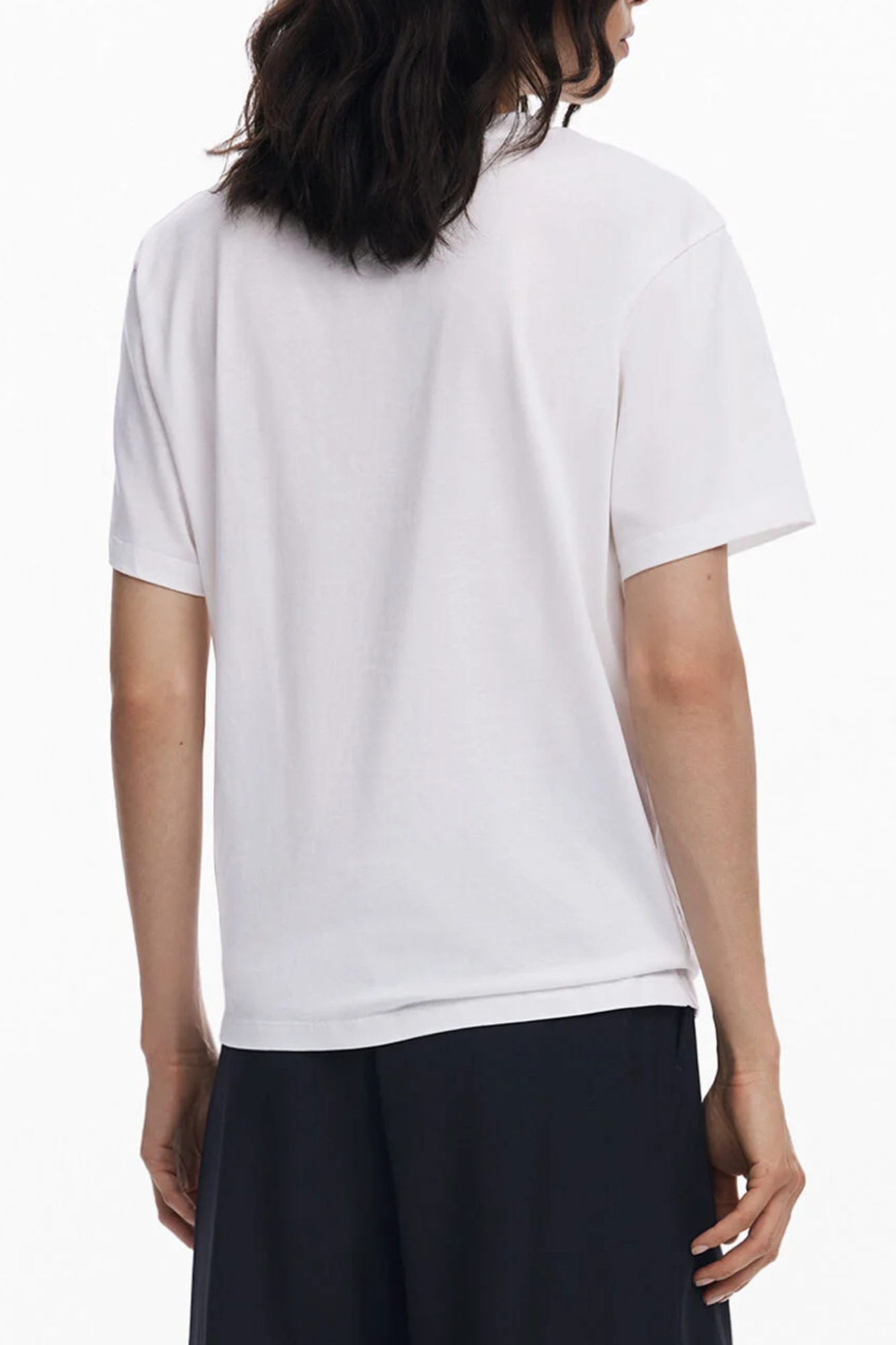 DESIGUAL T-SHIRT MANICHE CORTE DONNA - Bianco - immagine 2
