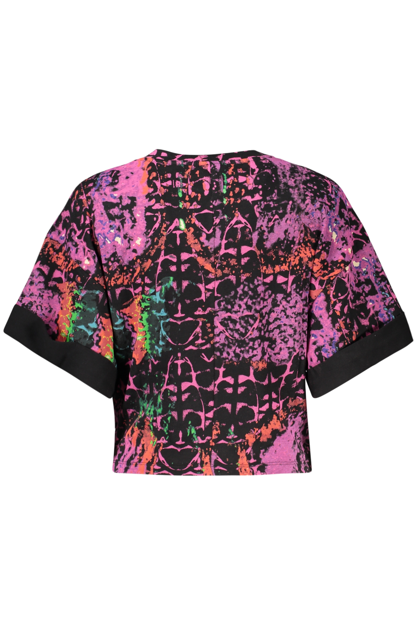 DESIGUAL T-SHIRT MANICHE CORTE DONNA - Viola - immagine 2