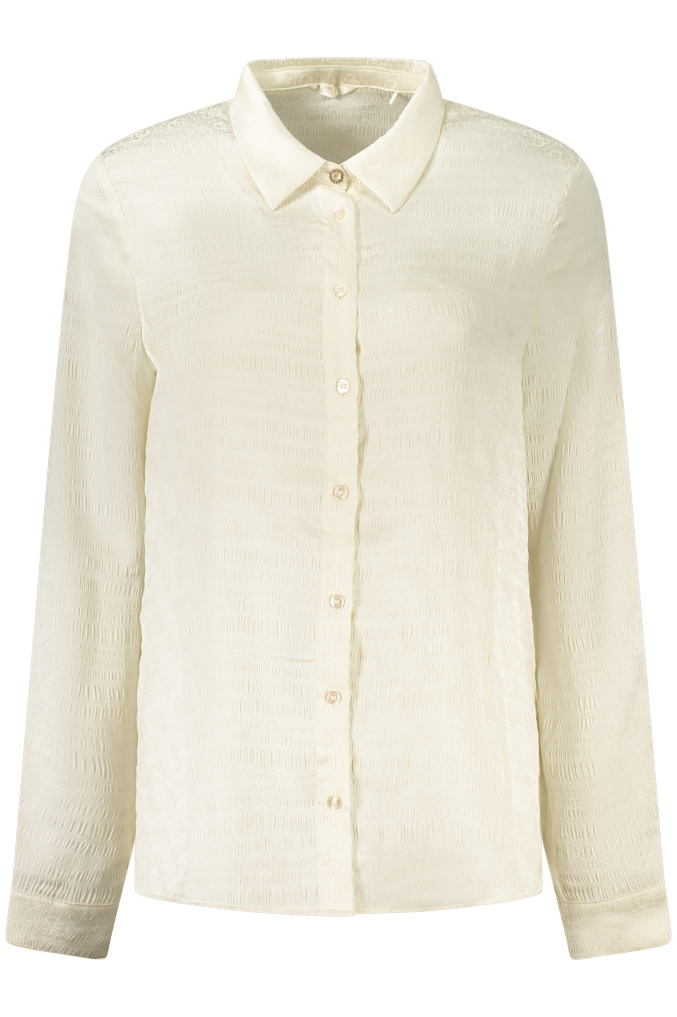 GUESS JEANS CAMICIA MANICHE LUNGHE DONNA - Bianco