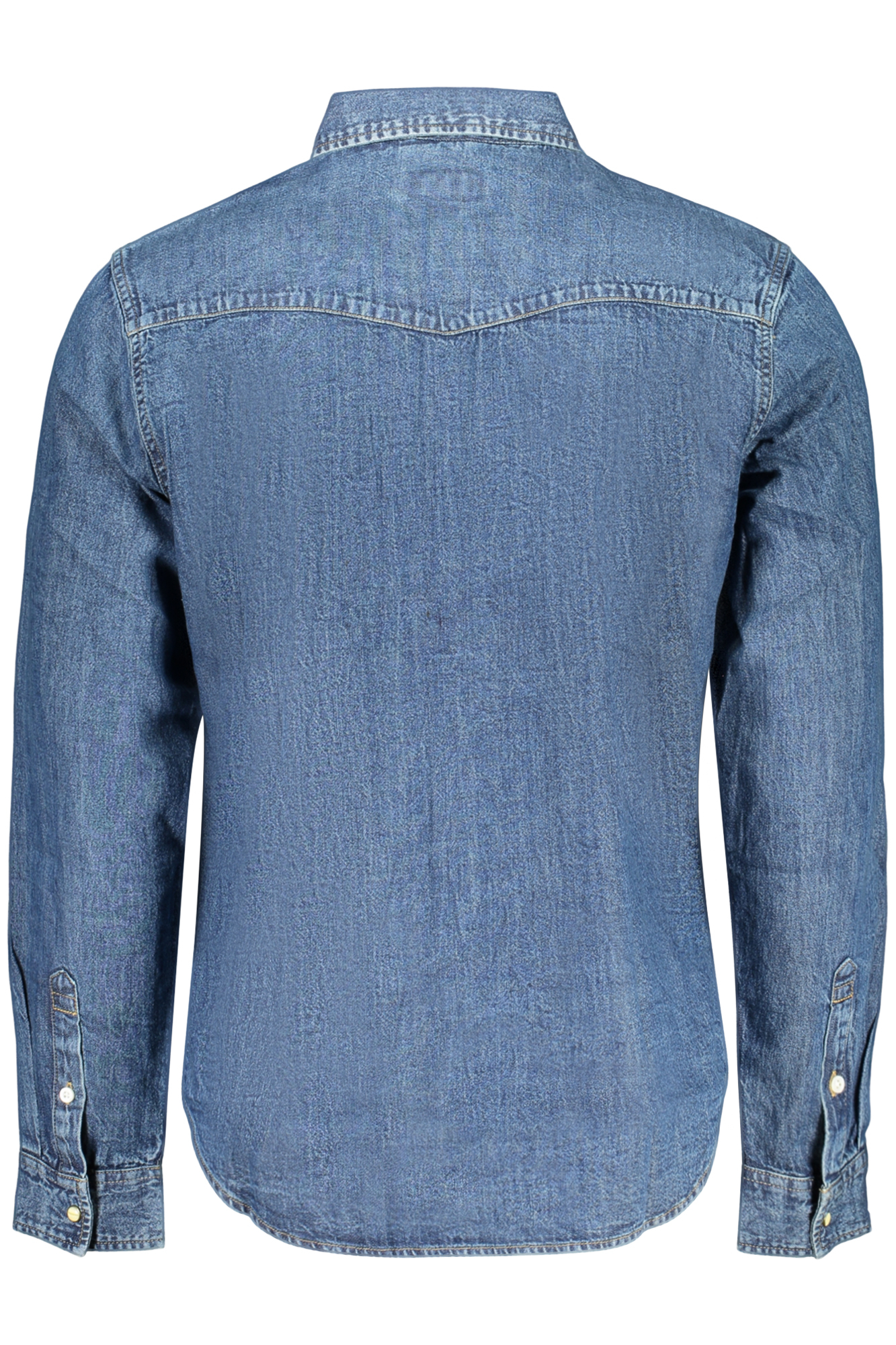 GUESS JEANS CAMICIA MANICHE LUNGHE UOMO - Blu - immagine 2
