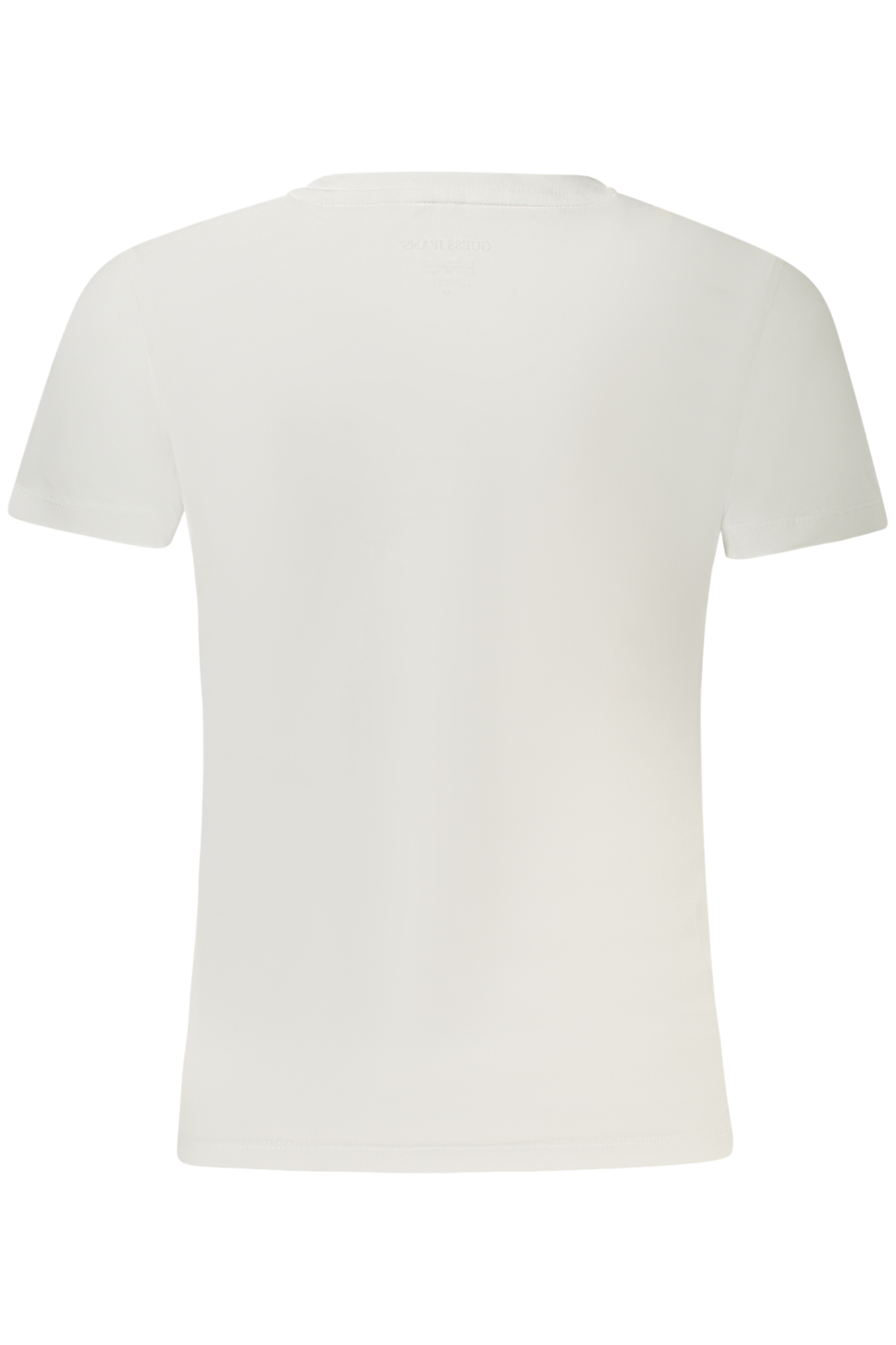 GUESS JEANS T-SHIRT MANICHE CORTE DONNA - Bianco - immagine 2