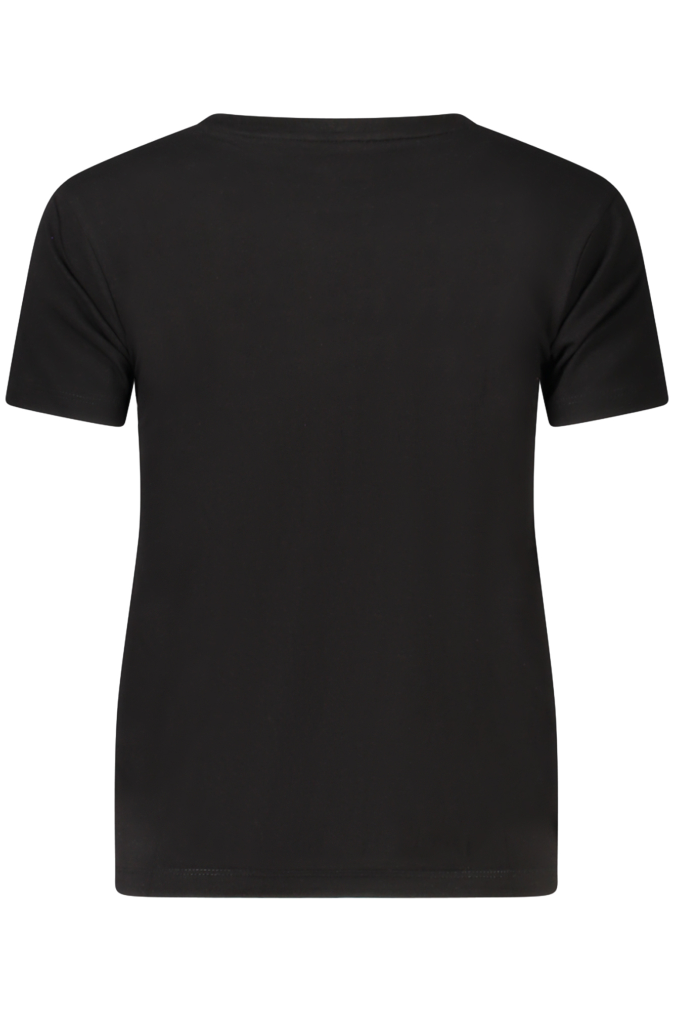 GUESS JEANS T-SHIRT MANICHE CORTE DONNA - Nero - immagine 2