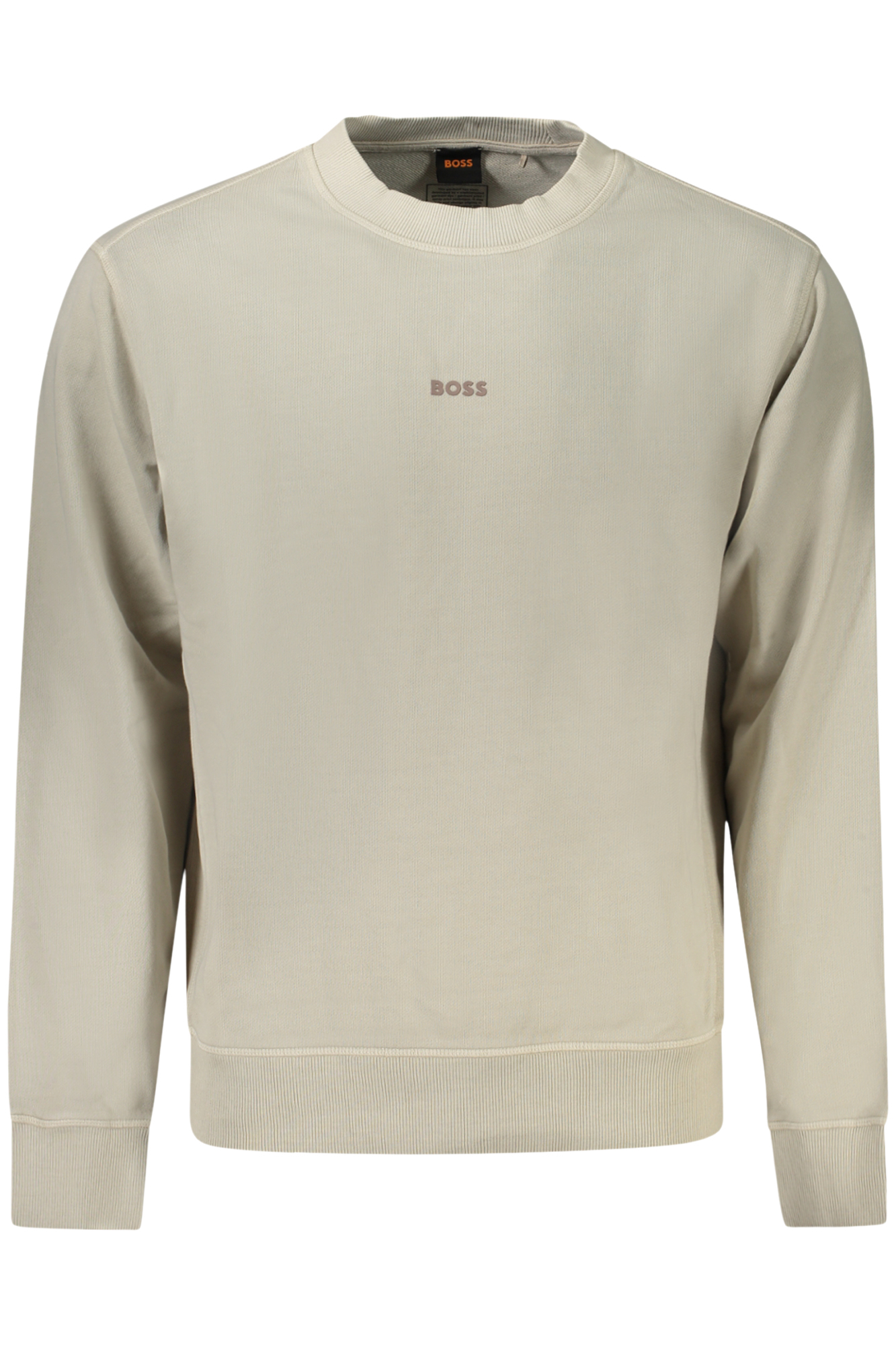 HUGO BOSS FELPA SENZA ZIP UOMO - Beige