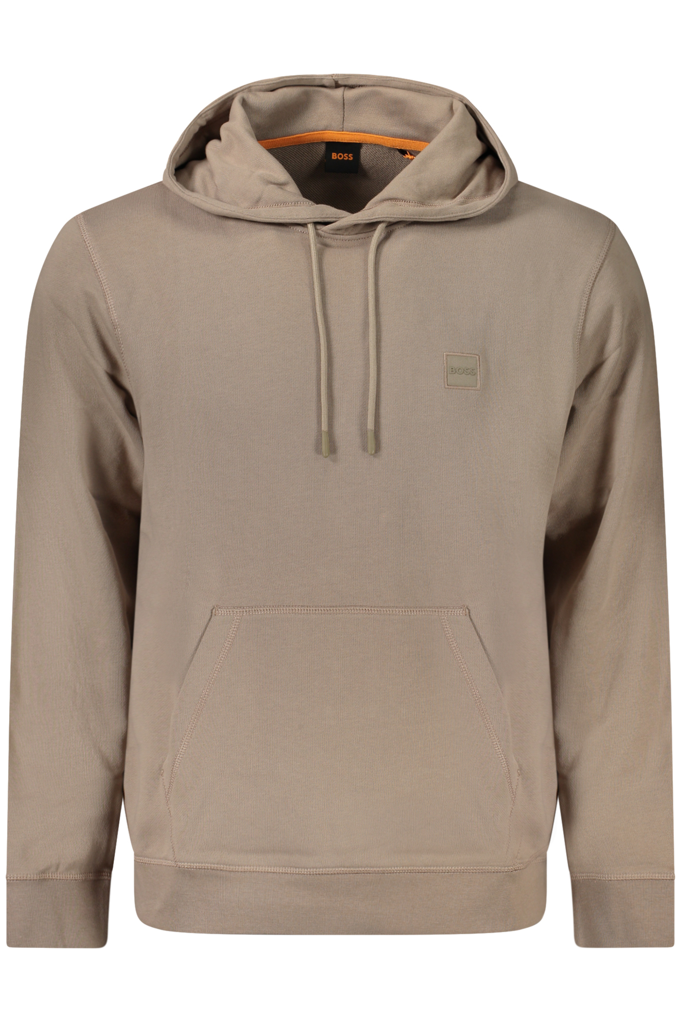 HUGO BOSS FELPA SENZA ZIP UOMO - Marrone