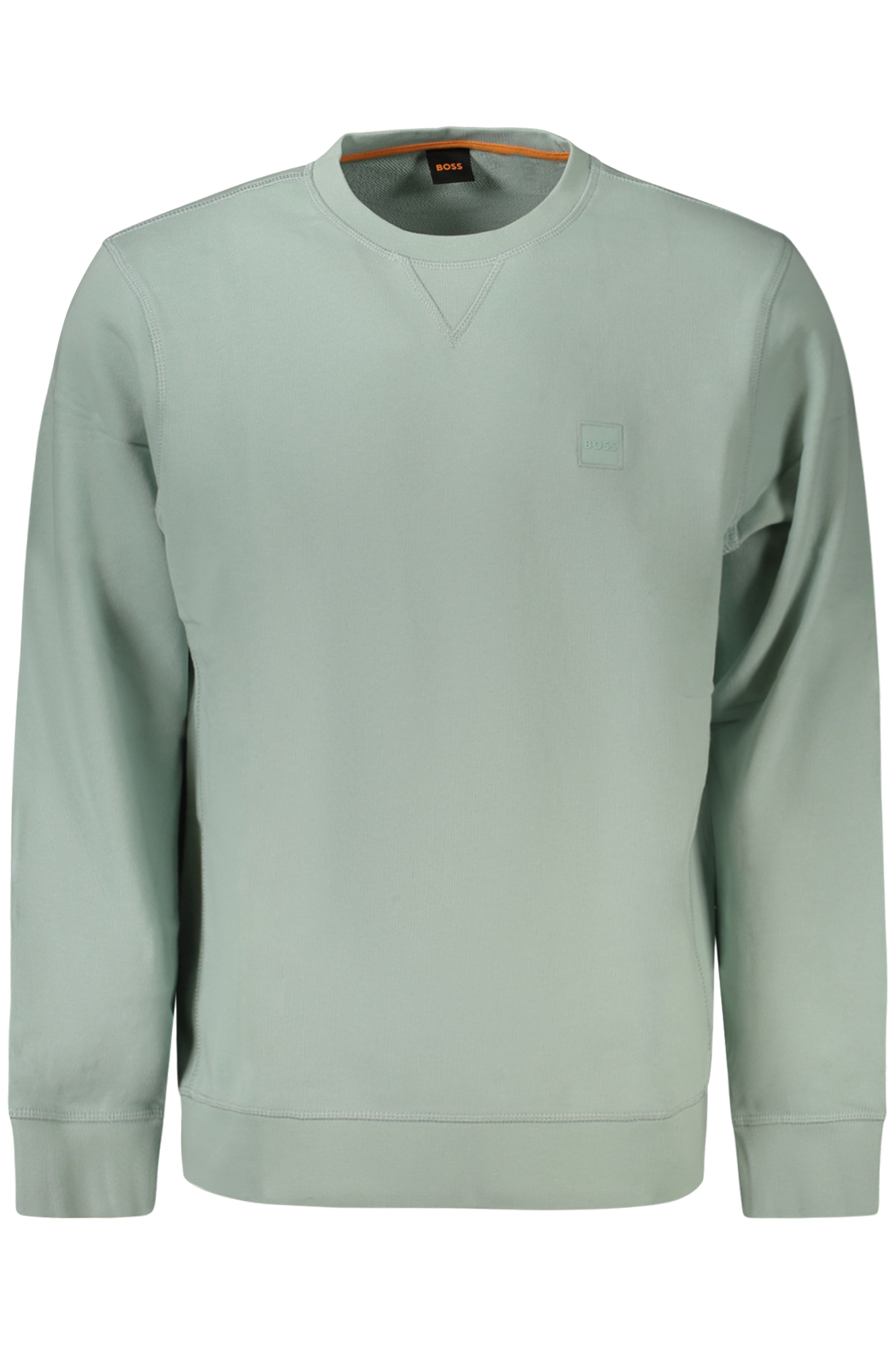 HUGO BOSS FELPA SENZA ZIP UOMO - Verde