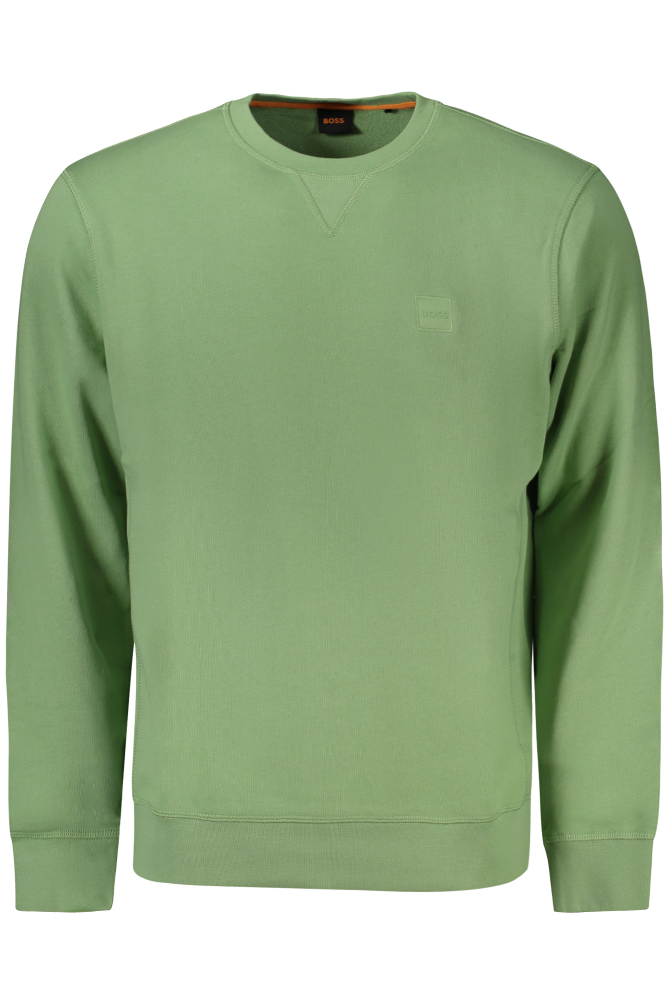 HUGO BOSS FELPA SENZA ZIP UOMO - Verde