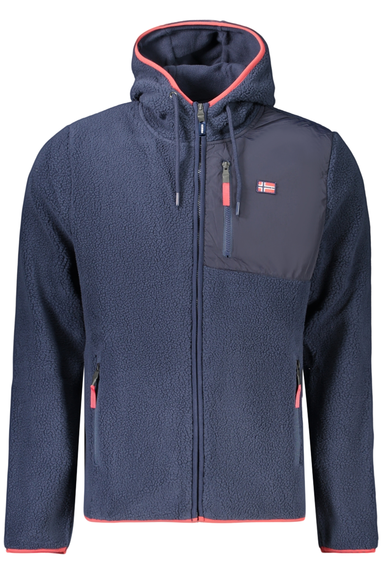 NORWAY 1963 FELPA CON ZIP UOMO - Blu