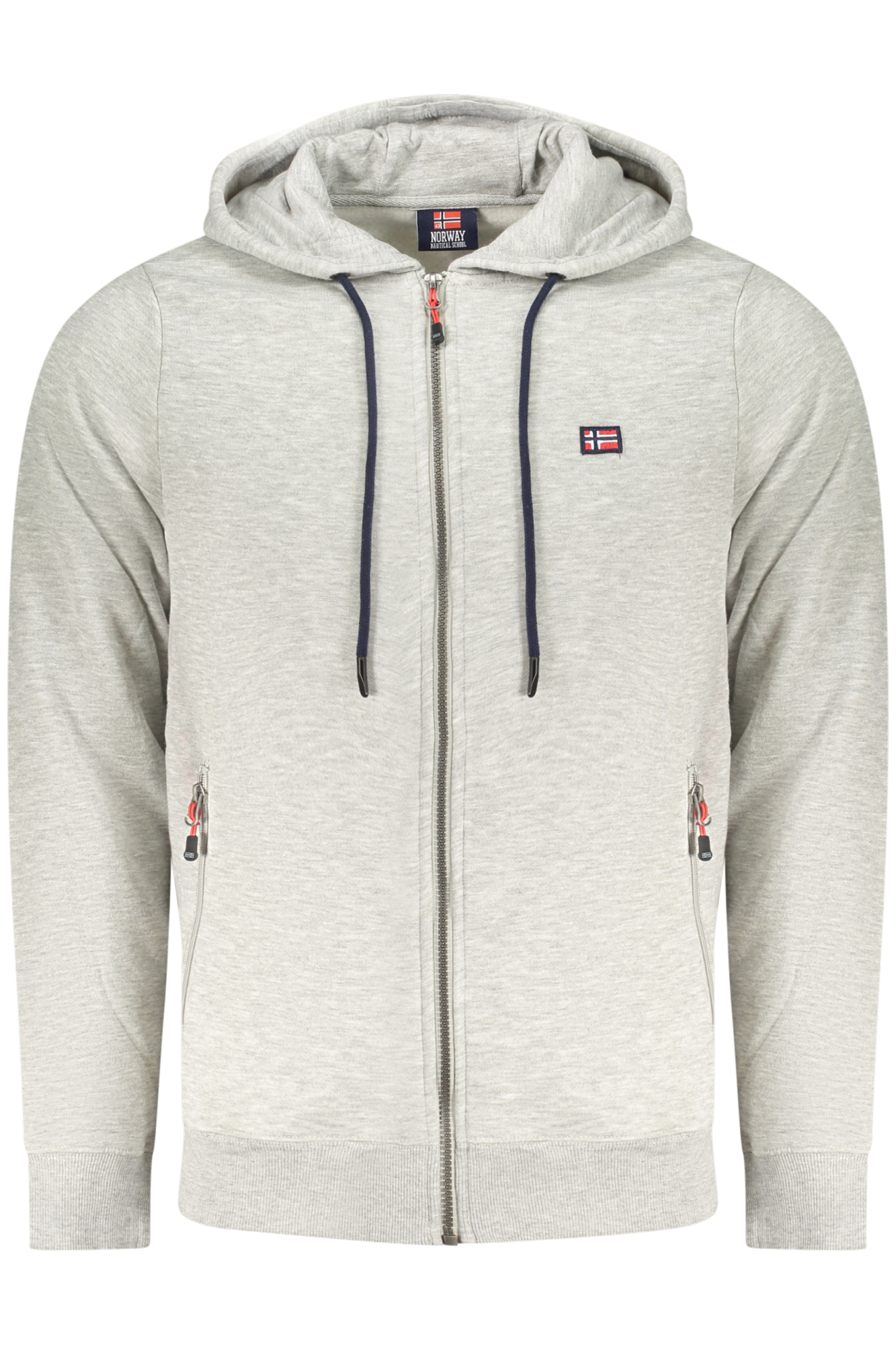 NORWAY 1963 FELPA CON ZIP UOMO - Grigio