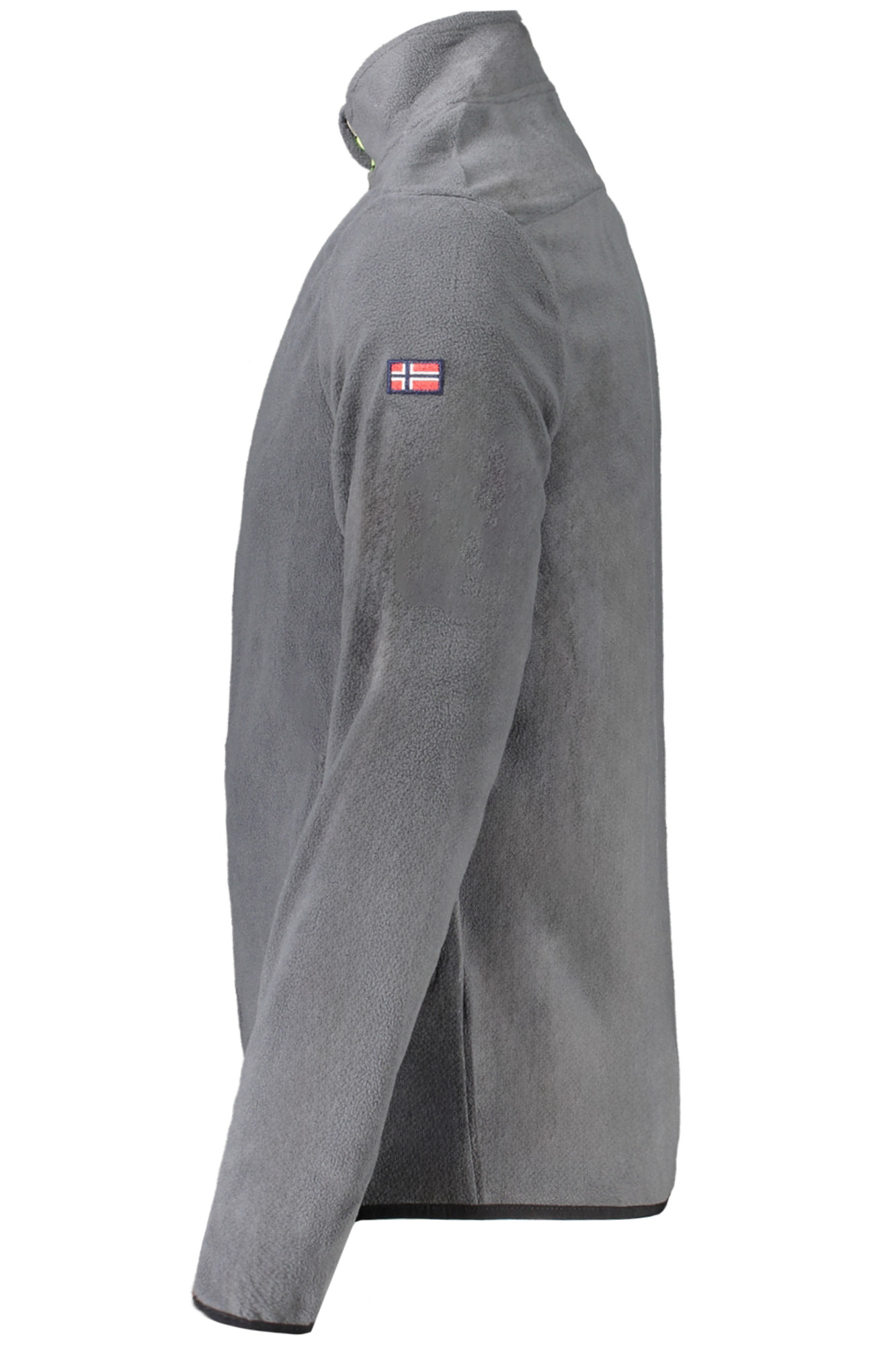 NORWAY 1963 FELPA CON ZIP UOMO - Grigio - immagine 3