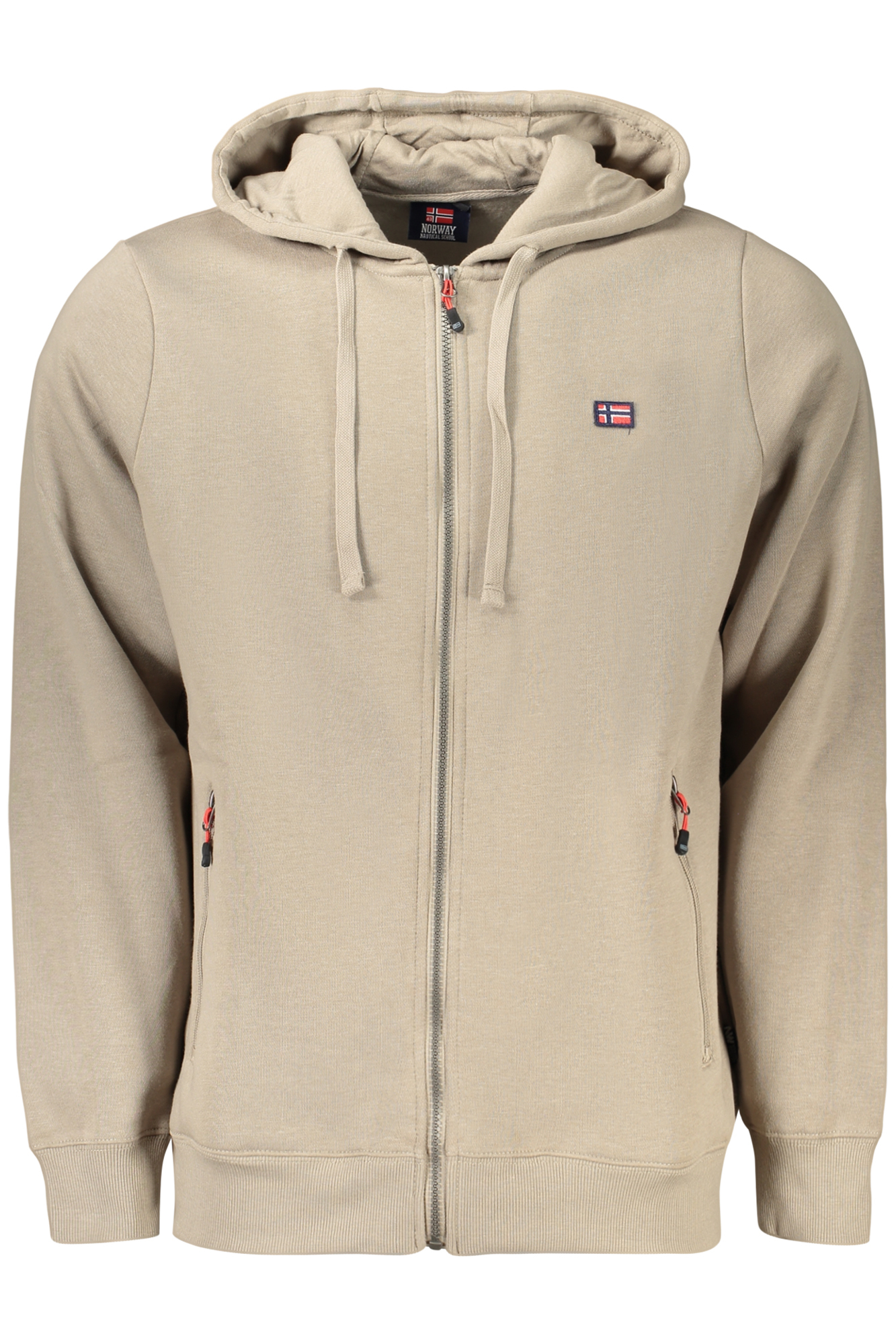 NORWAY 1963 FELPA CON ZIP UOMO - Marrone