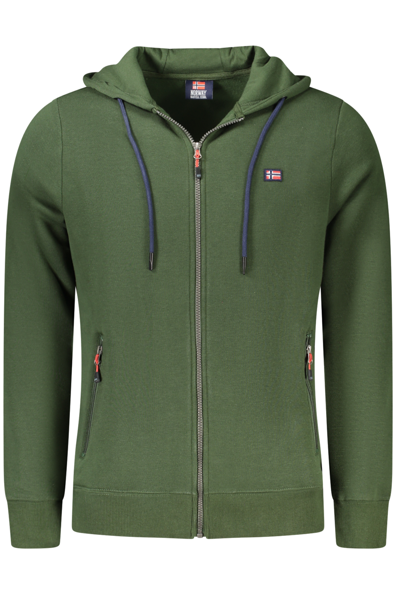 NORWAY 1963 FELPA CON ZIP UOMO - Verde
