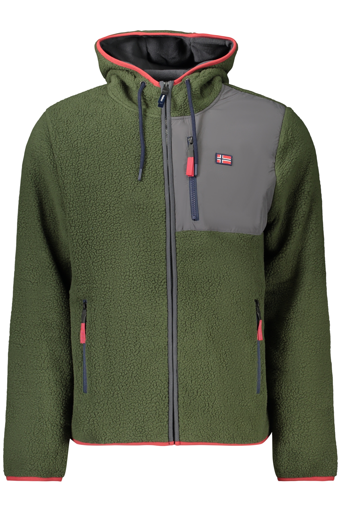 NORWAY 1963 FELPA CON ZIP UOMO - Verde