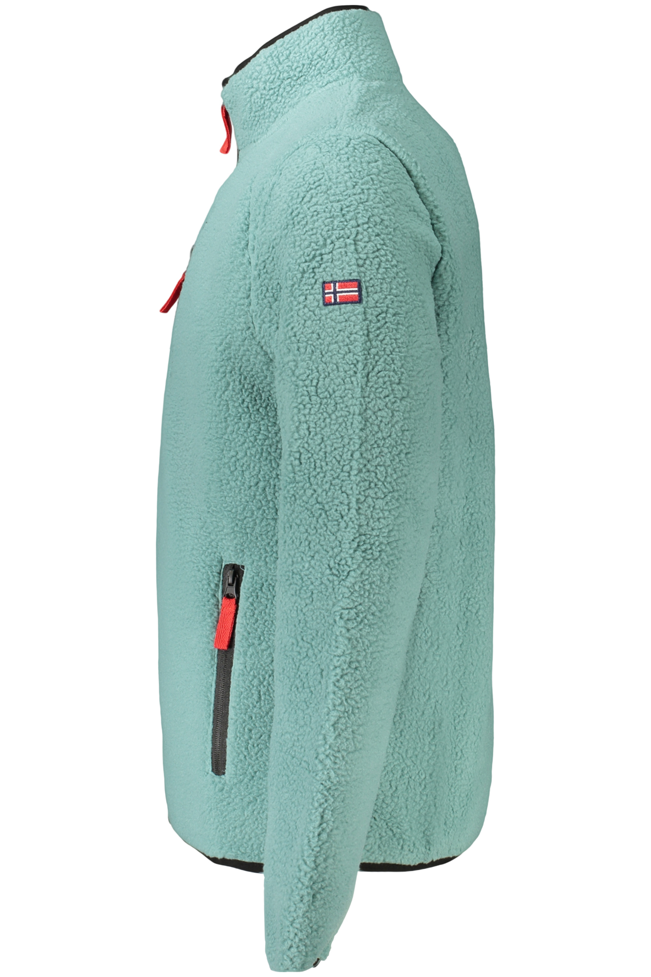 NORWAY 1963 FELPA CON ZIP UOMO - Verde - immagine 3