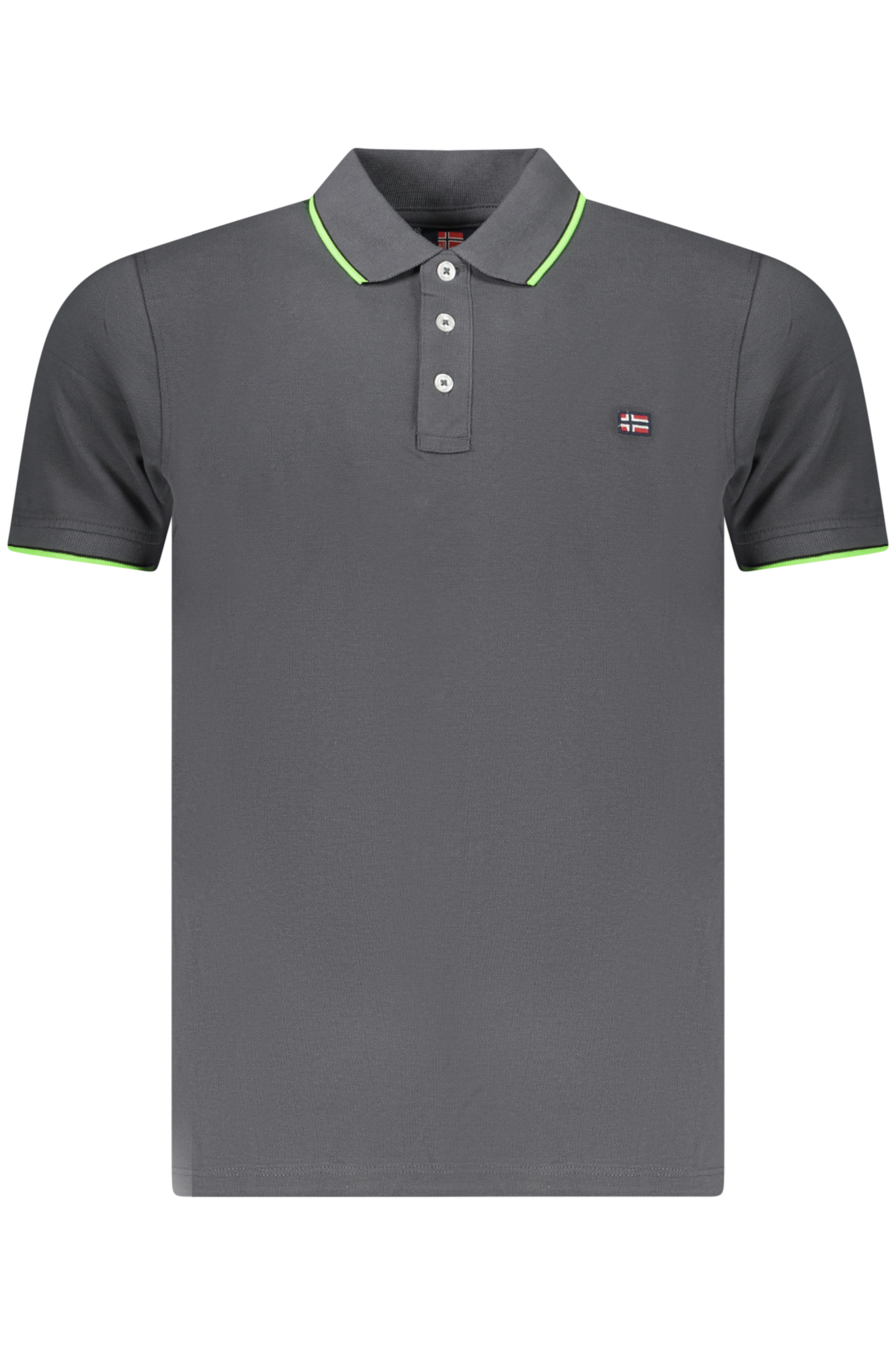 NORWAY 1963 POLO MANICHE CORTE UOMO - Grigio