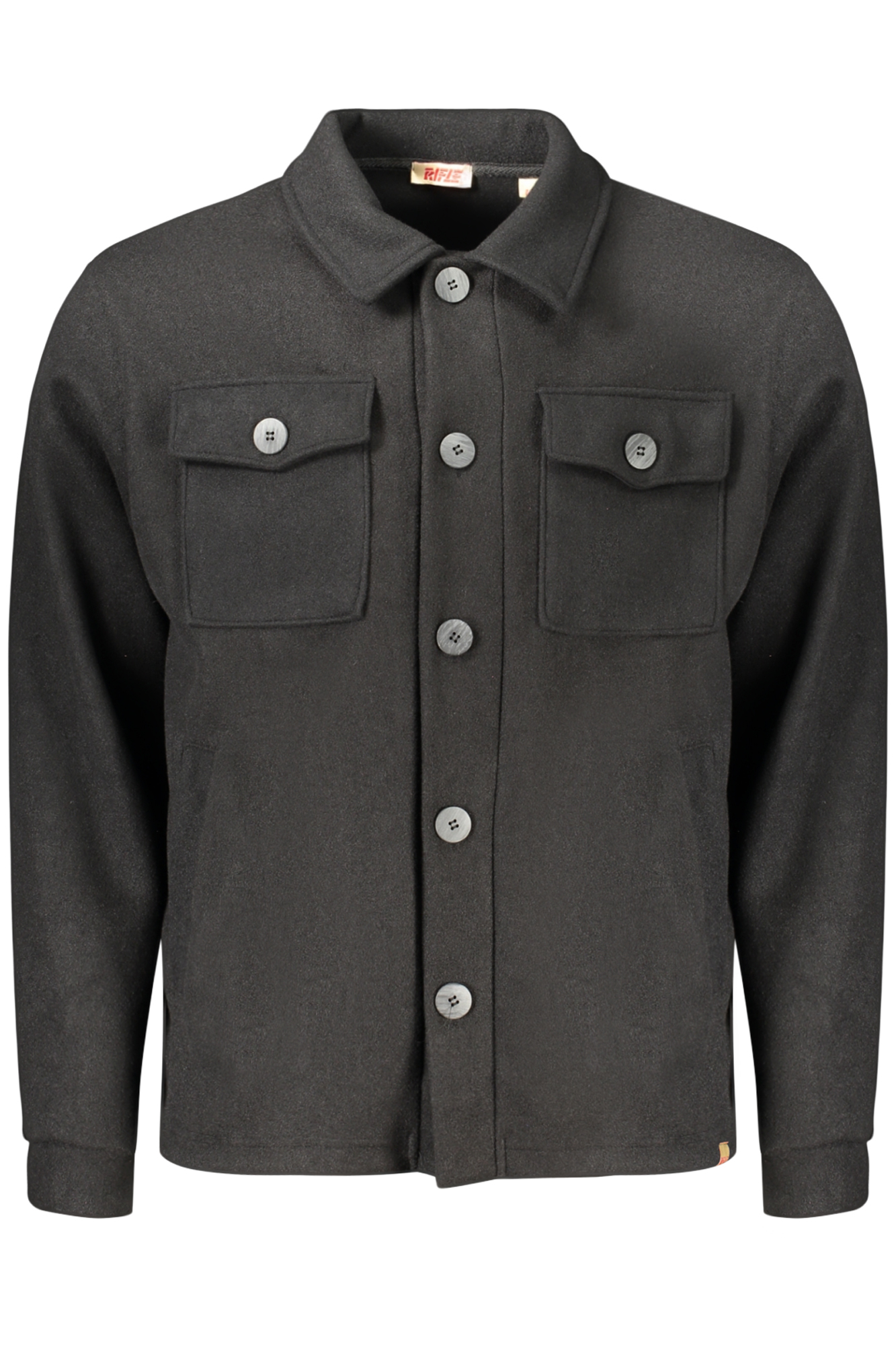 RIFLE CAMICIA MANICHE LUNGHE UOMO - Nero