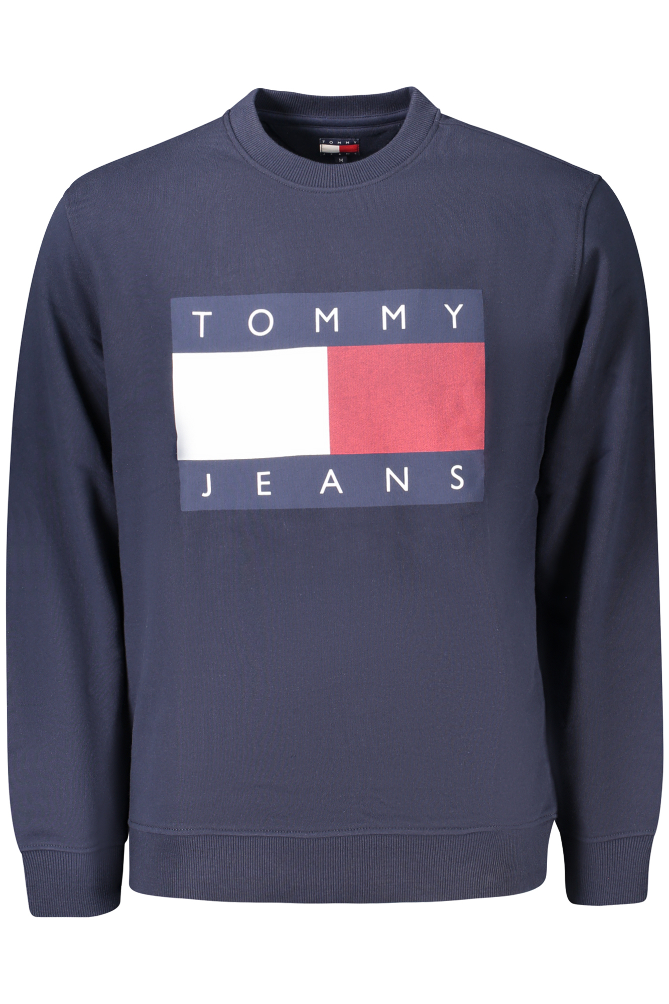 TOMMY HILFIGER FELPA SENZA ZIP UOMO - Blu