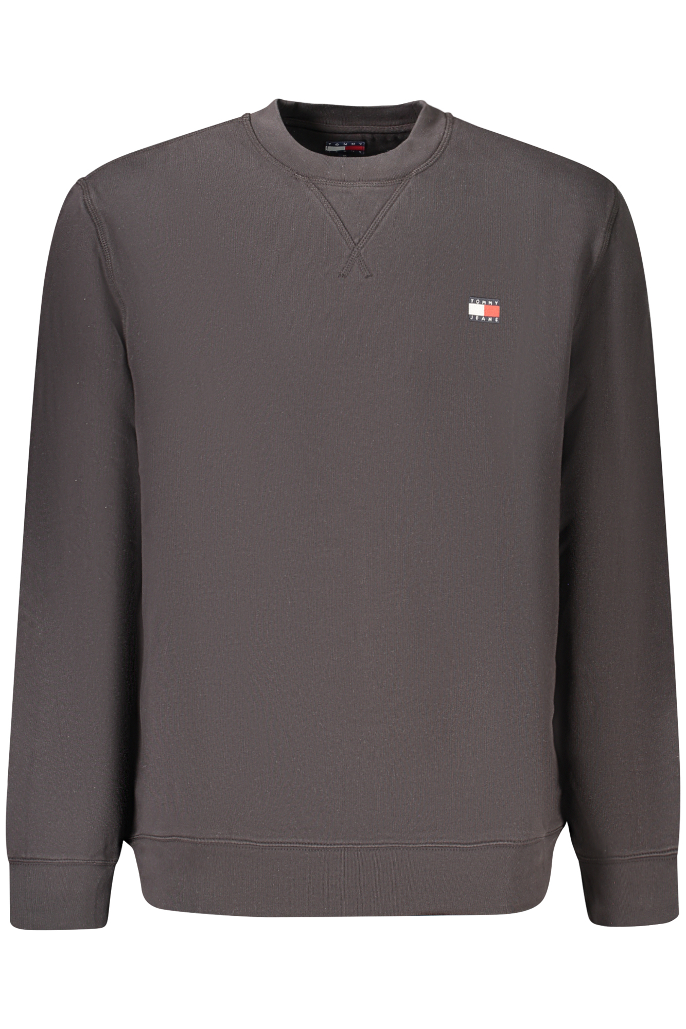 TOMMY HILFIGER FELPA SENZA ZIP UOMO - Nero