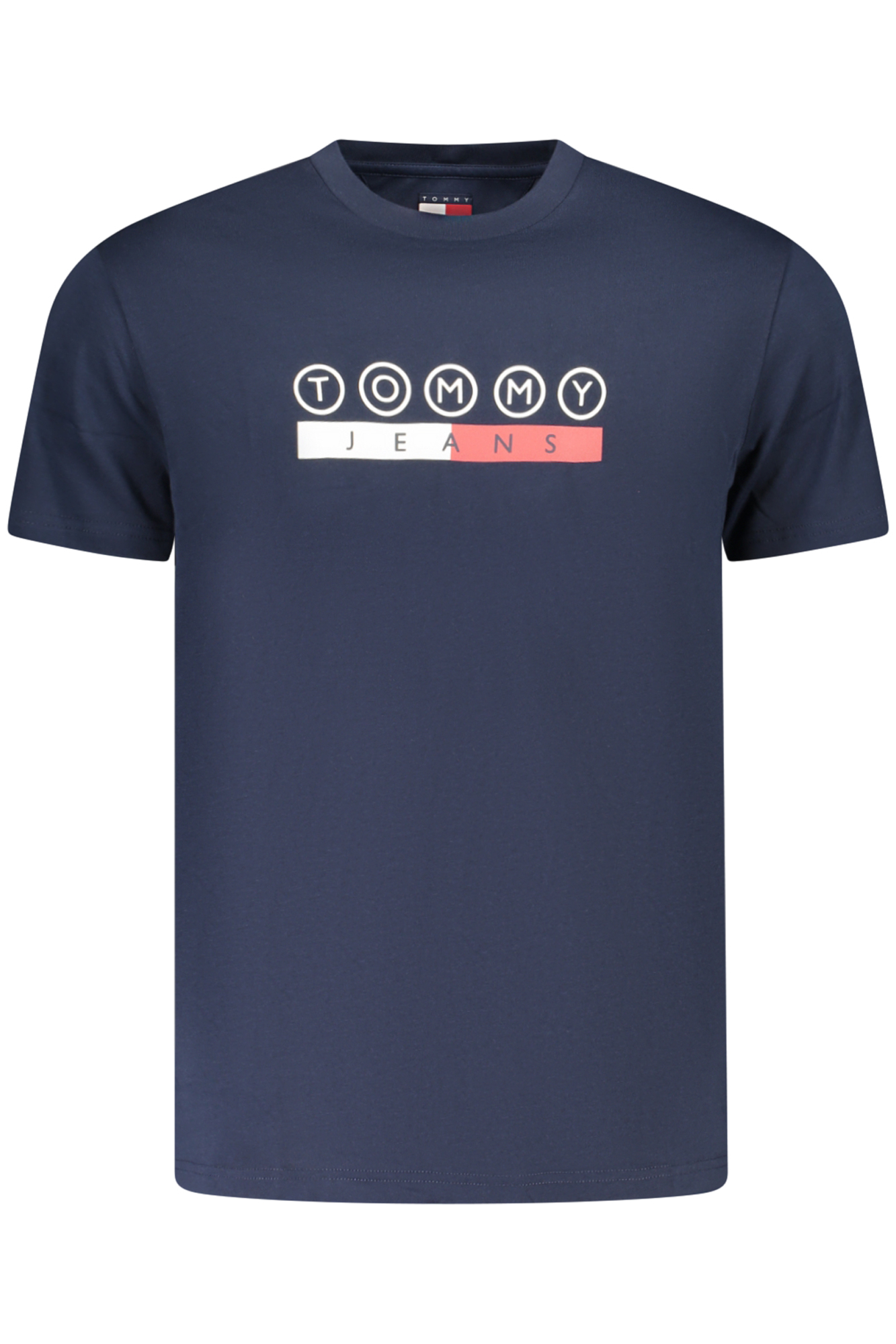 TOMMY HILFIGER T-SHIRT MANICHE CORTE UOMO - Blu