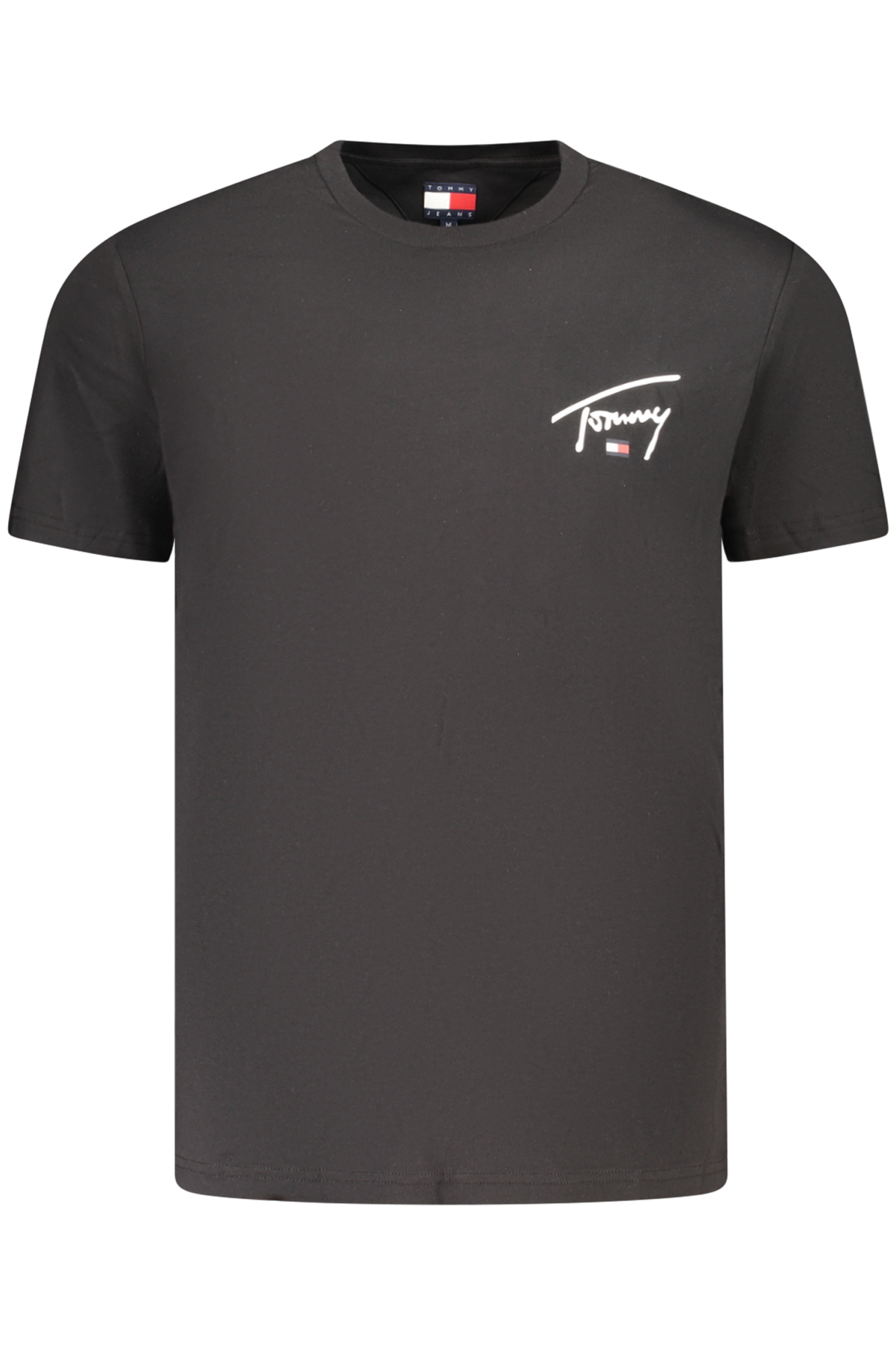 TOMMY HILFIGER T-SHIRT MANICHE CORTE UOMO - Nero