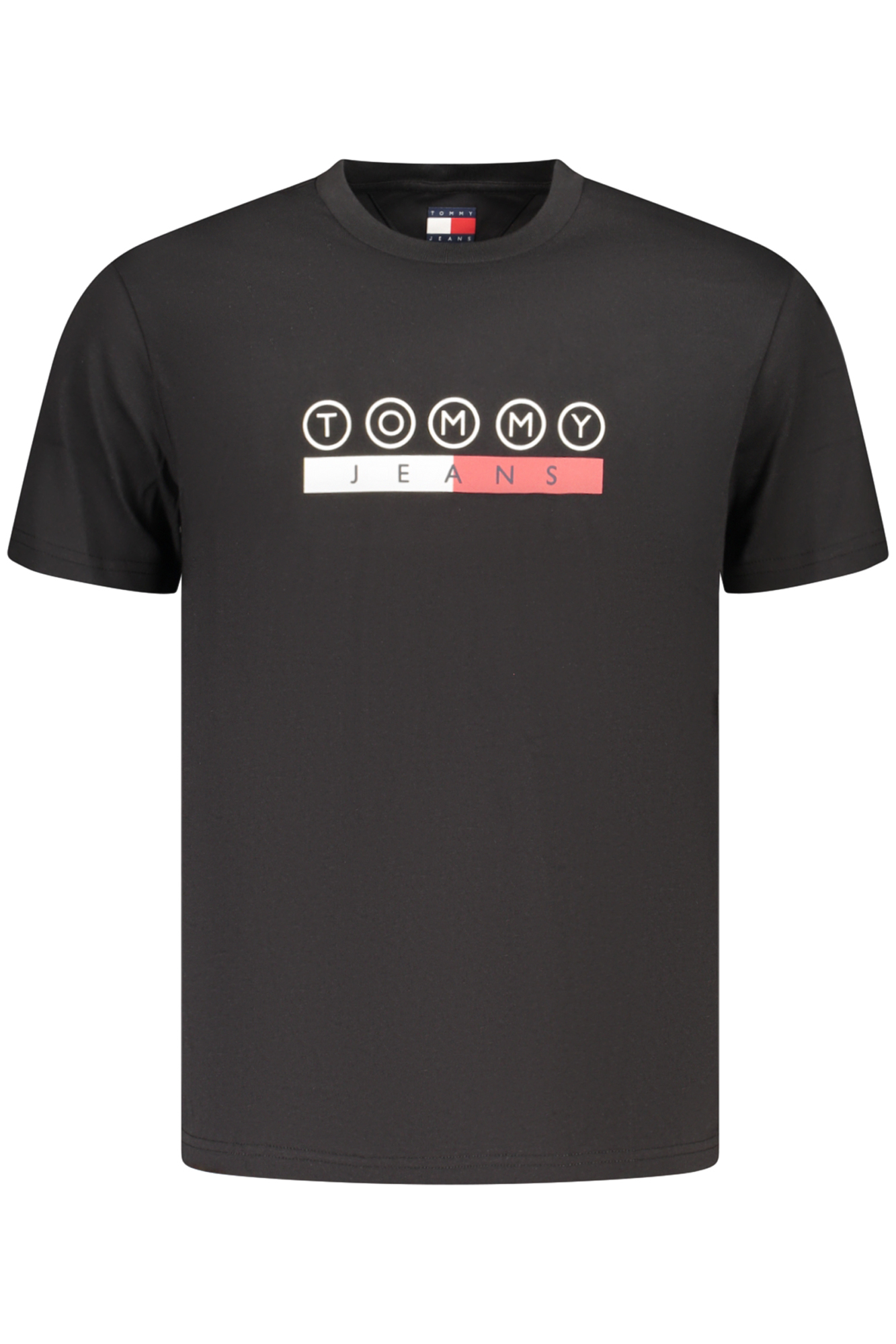 TOMMY HILFIGER T-SHIRT MANICHE CORTE UOMO - Nero