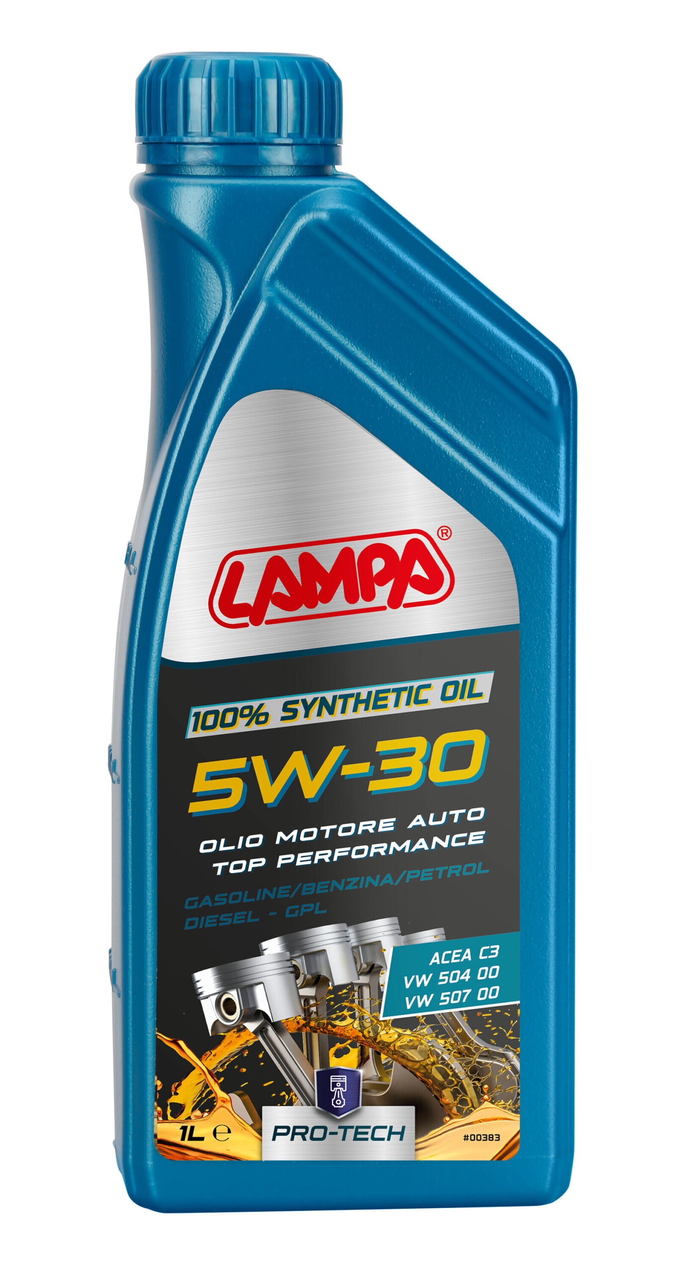 Sint 5W-30, olio motore auto - Top Performance - 1 L