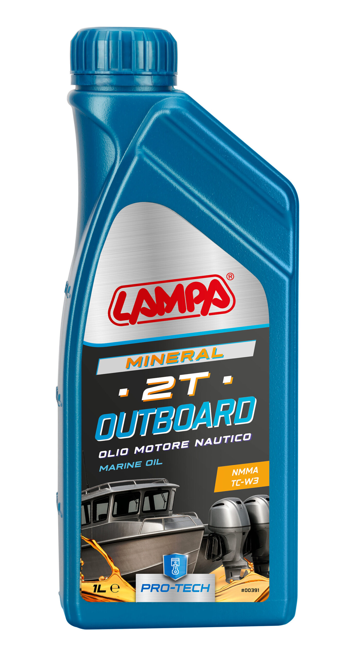 Mineral 2T Outboard, olio motore nautico 2 tempi - 1 L