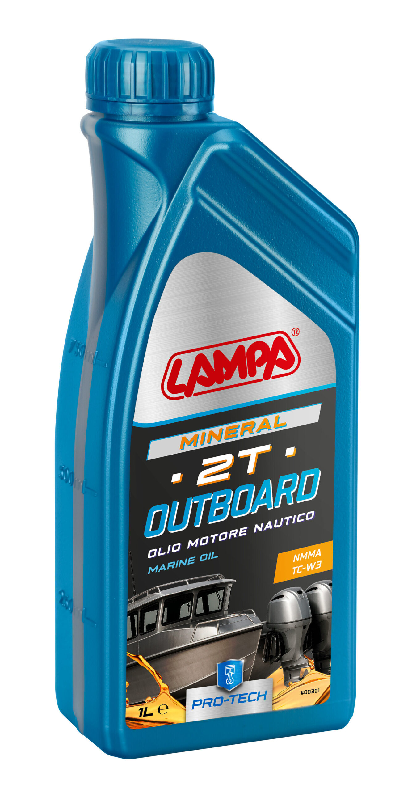 Mineral 2T Outboard, olio motore nautico 2 tempi - 1 L - immagine 2