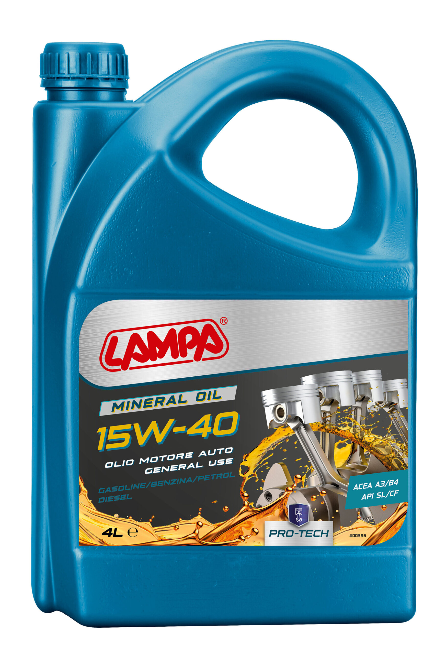 Mineral 15W-40, olio motore auto - General Use - 4 L