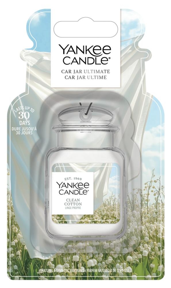 Conf. 6 pz deo Yankee Candle Car clean cotton