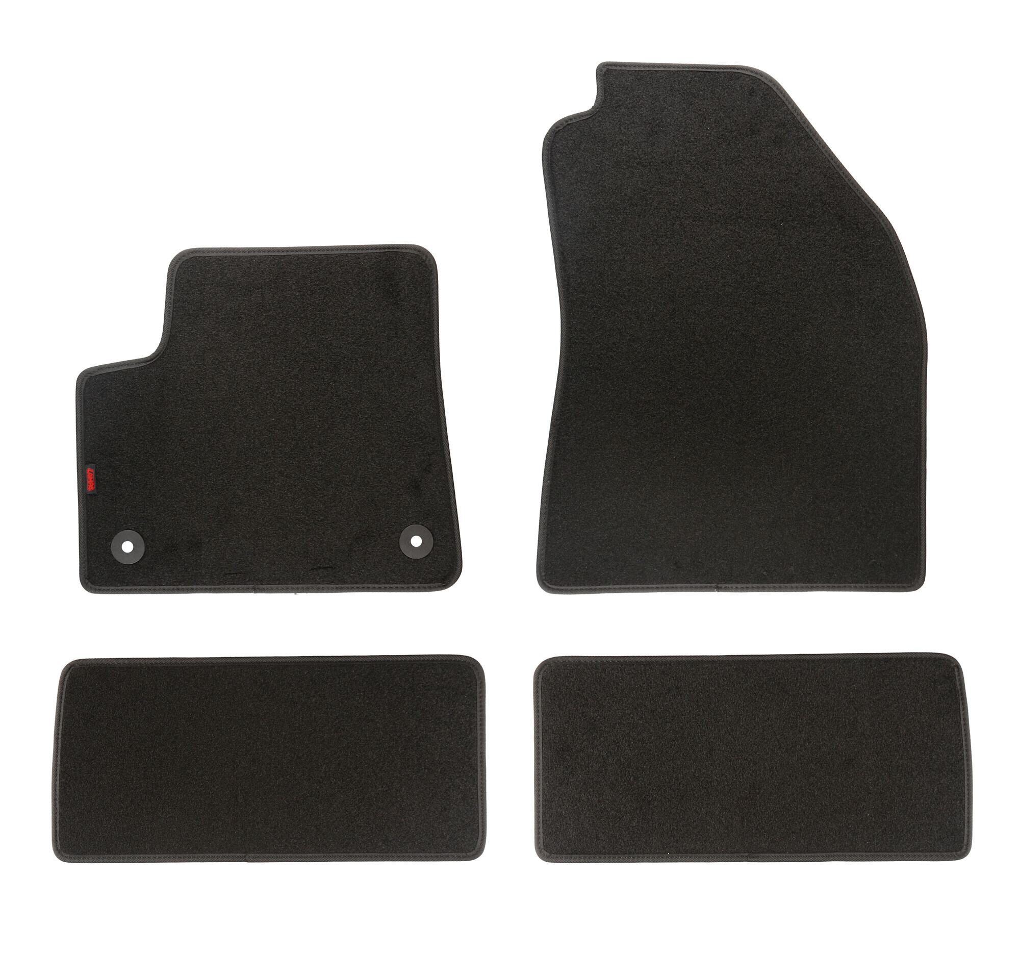 Set tappeti su misura in moquette - compatibile per Citroen C3 (07/24>) elettrica - Citroen C3 Aircross (08/24>) elettrica