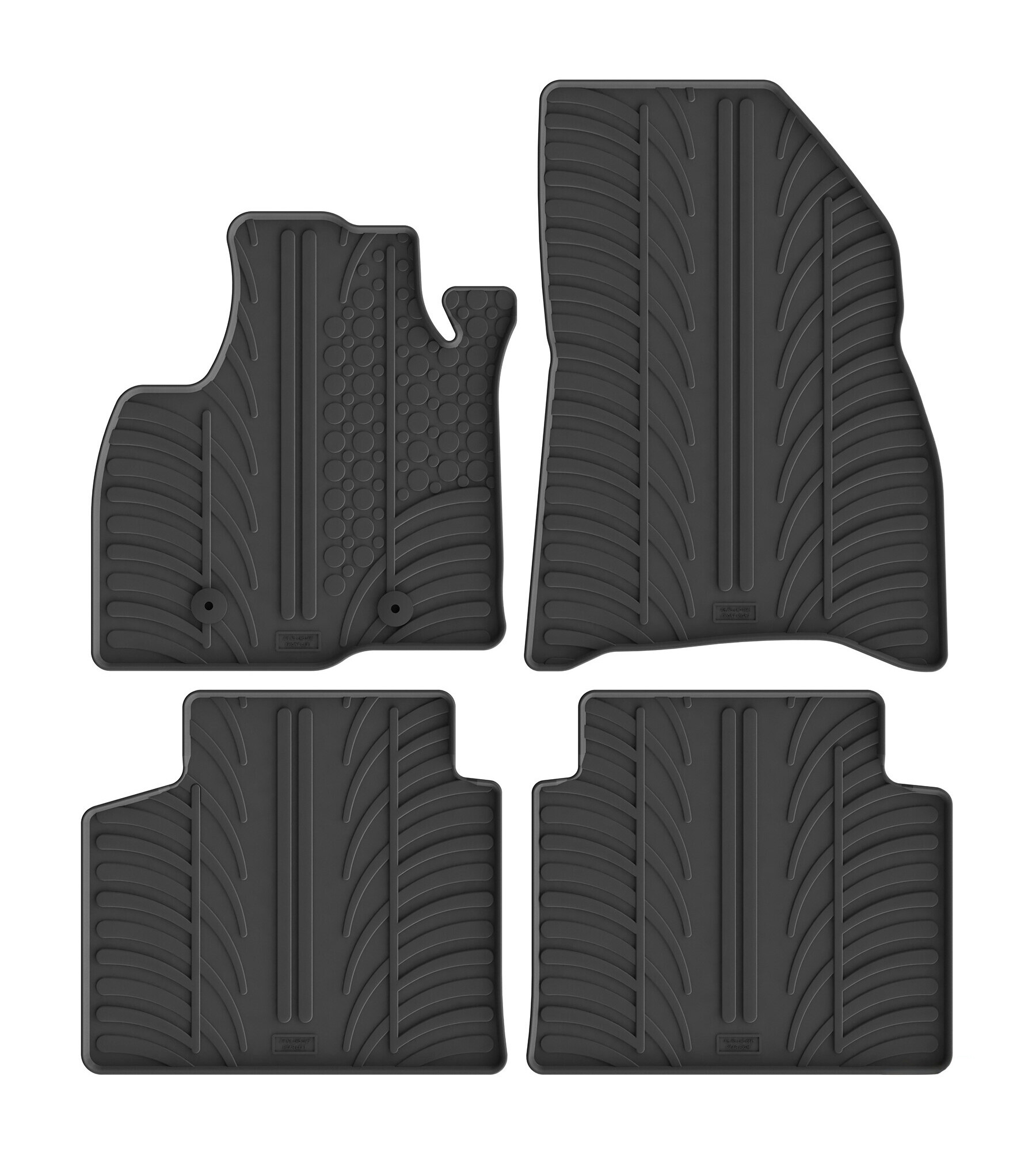 Set tappeti su misura in gomma - compatibile per Dacia Bigster 5p (03/25>) benzina, manuale