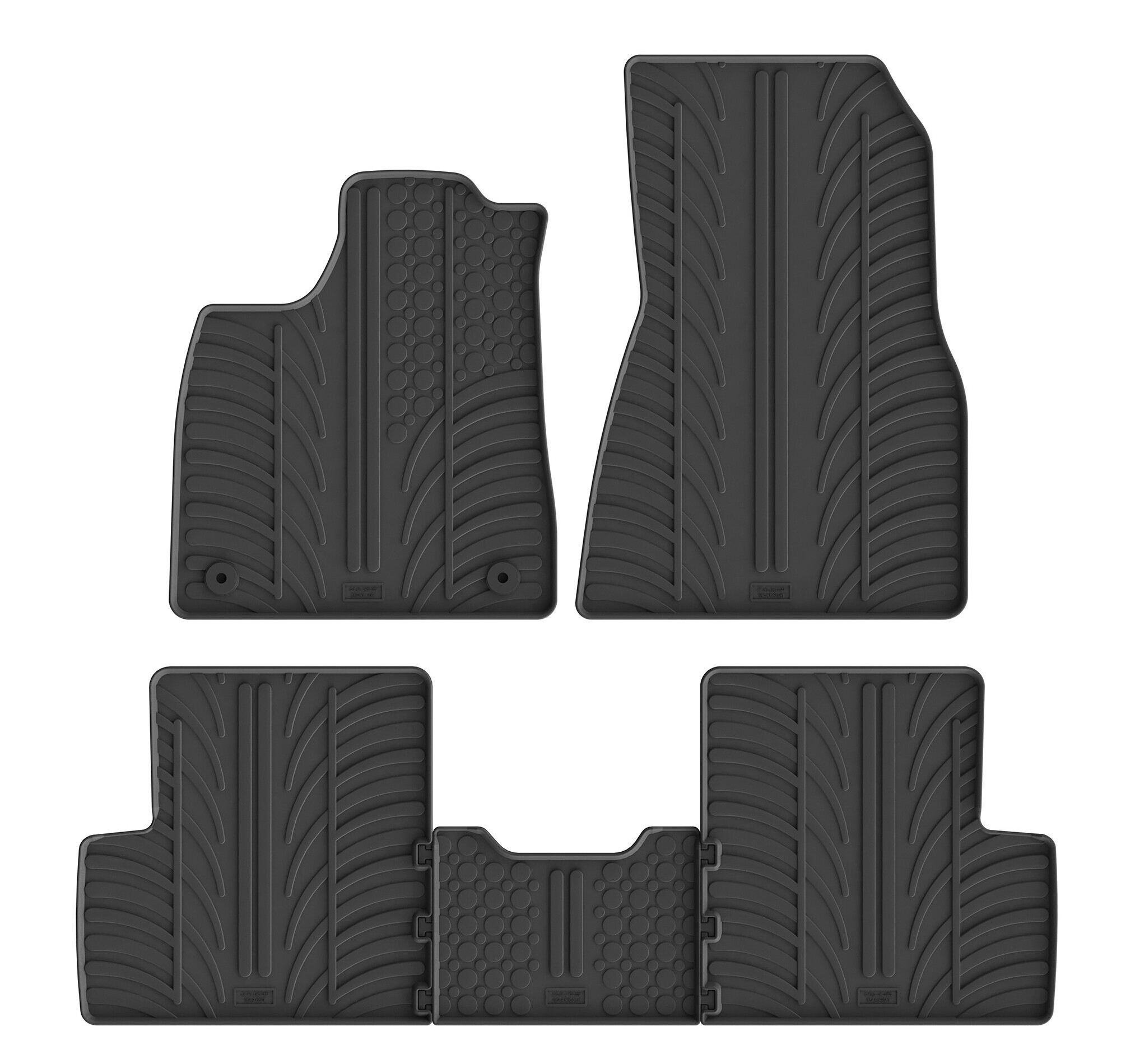 Set tappeti su misura in gomma - compatibile per Renault 4 E-Tech (05/25>) elettrica