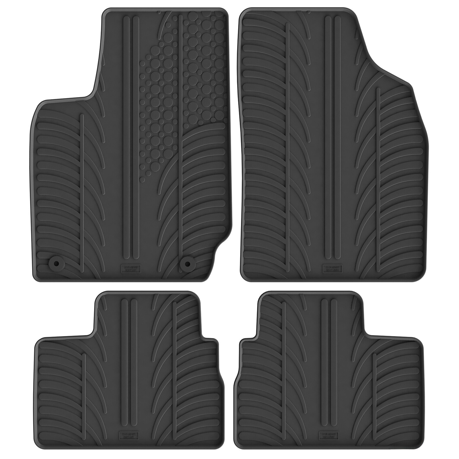 Set tappeti su misura in gomma - compatibile per Leapmotor T03 5p (11/24>) elettrica