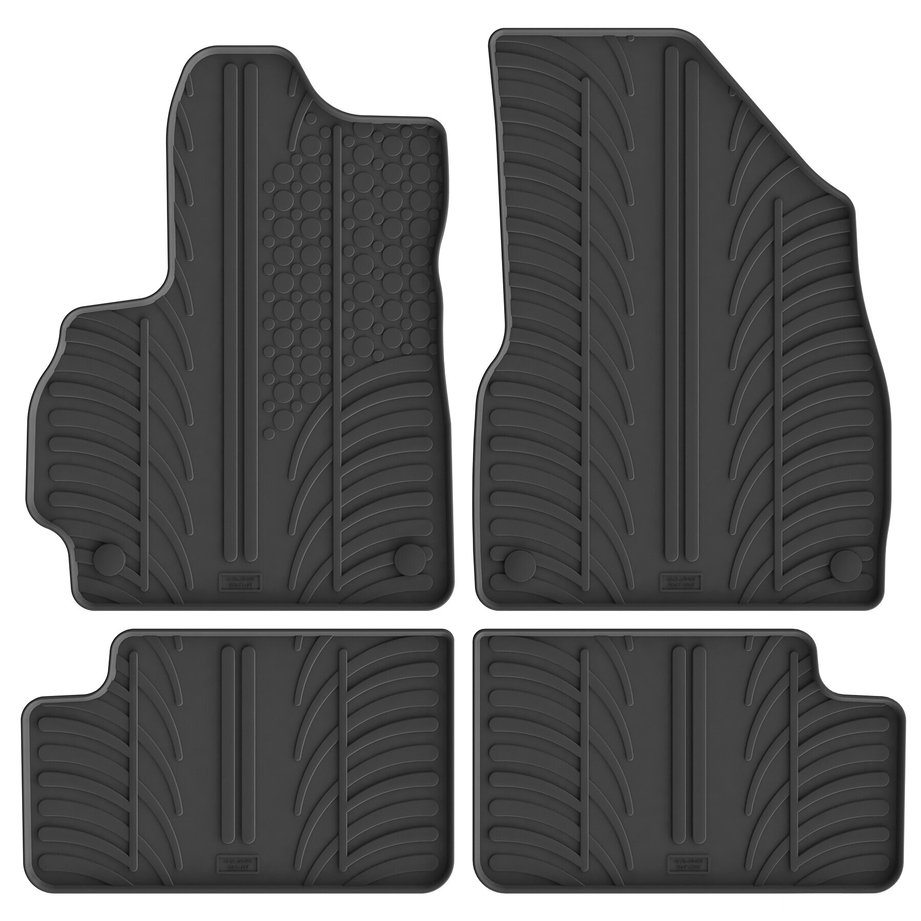 Set tappeti su misura in gomma - compatibile per Omoda 5 (09/24>) automatico, no elettrico