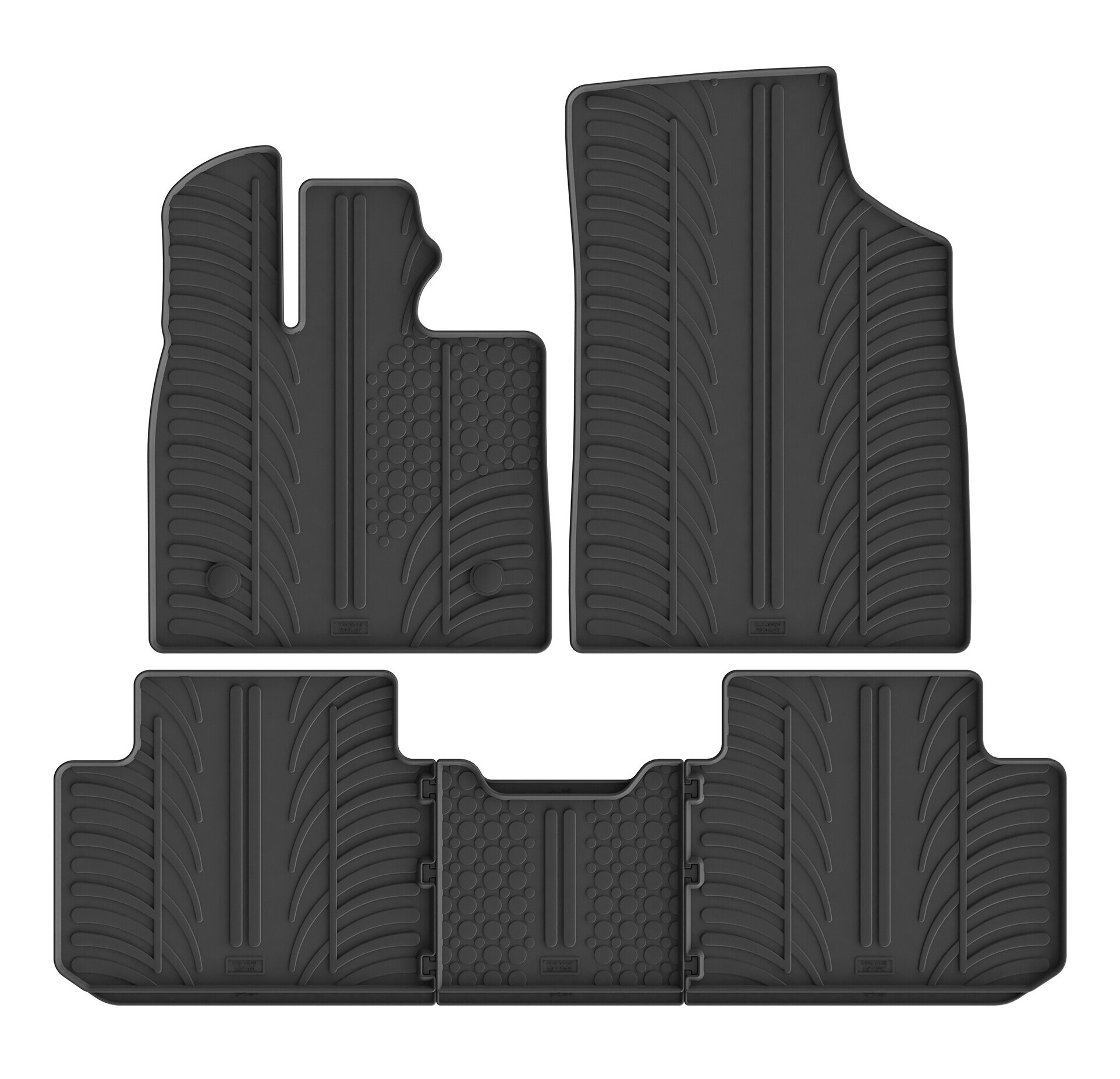 Set tappeti su misura in gomma - compatibile per Byd SEAL U 5p (06/24>) elettrica