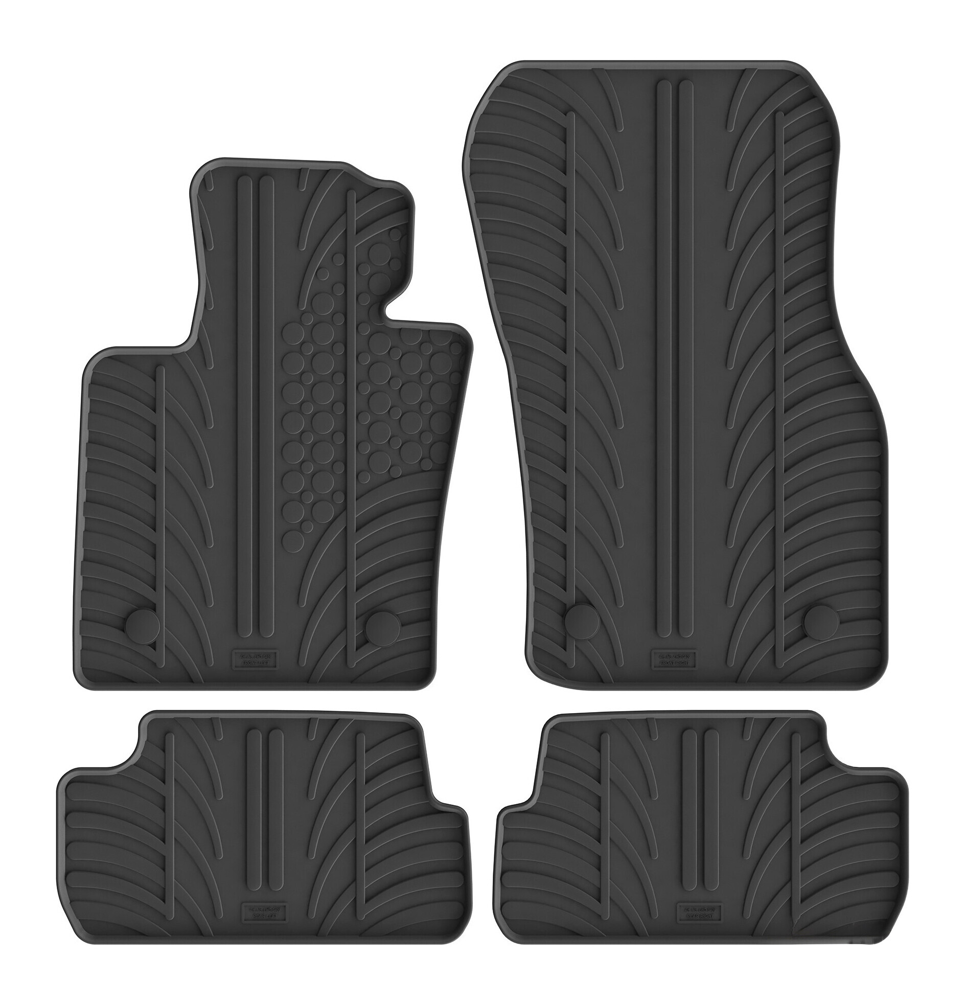 Set tappeti su misura in gomma - compatibile per Mini Mini (F66) (03/24>) automatico, benzina