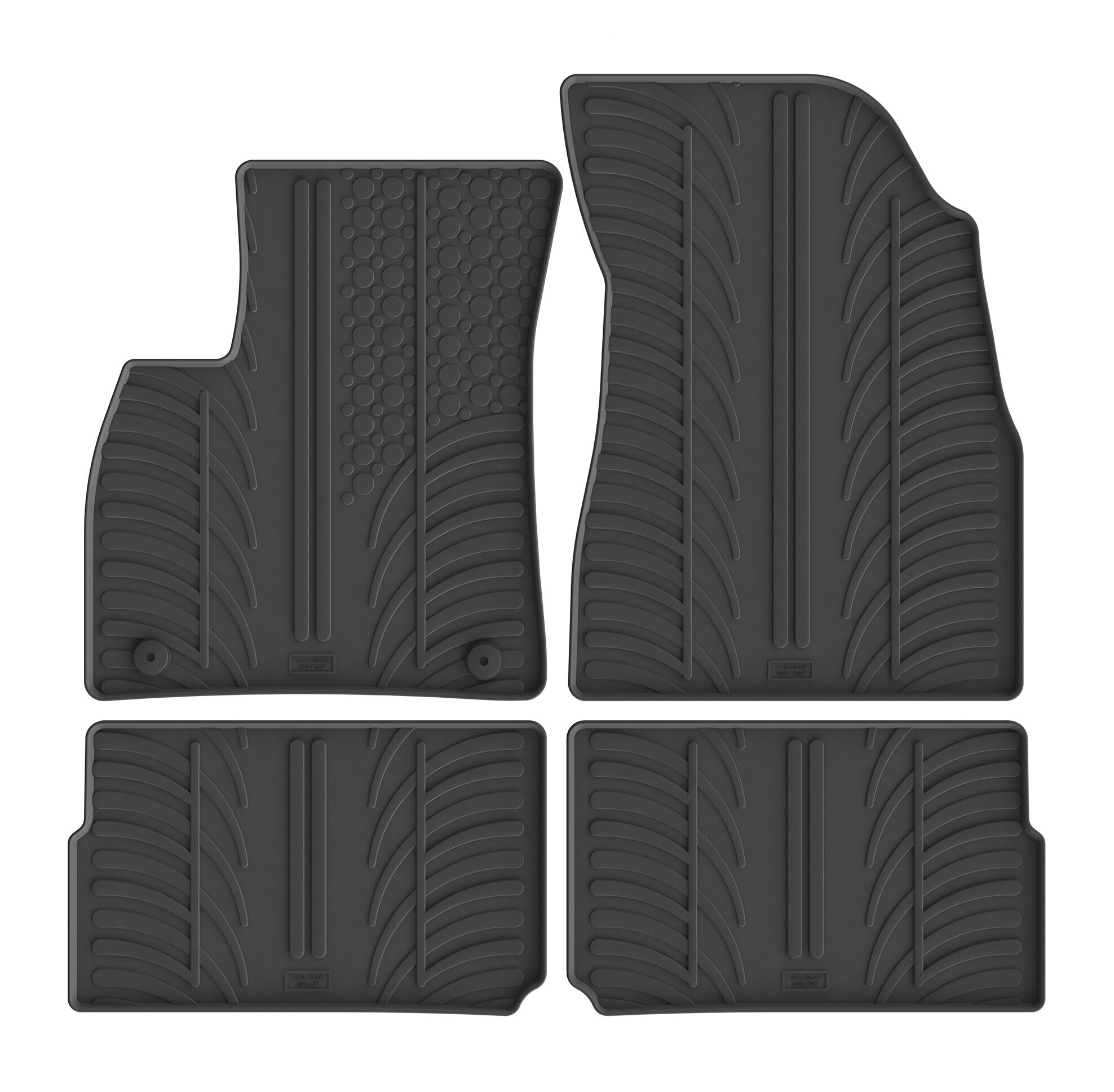 Set tappeti su misura in gomma - compatibile per Jaecoo 5 (09/25>) automatico, ibrida
