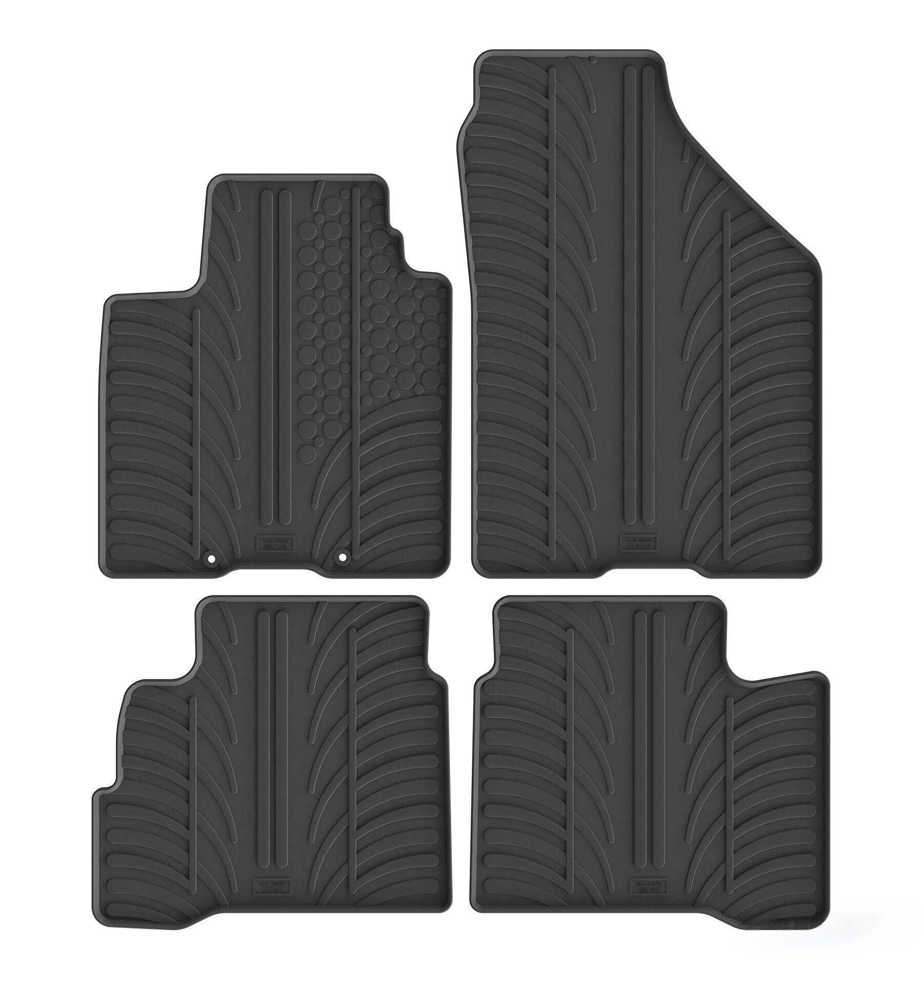 Set tappeti su misura in gomma - compatibile per Suzuki Swift 5p (03/24>) ibrida, manuale