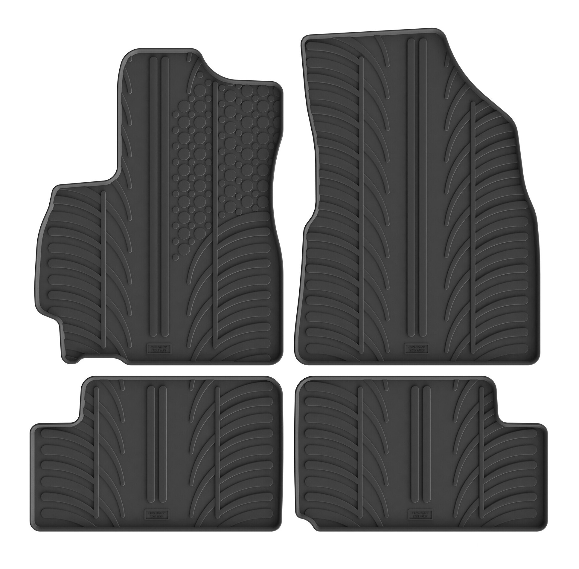 Set tappeti su misura in gomma - compatibile per Omoda 5 (09/24>) automatico, SHS-H