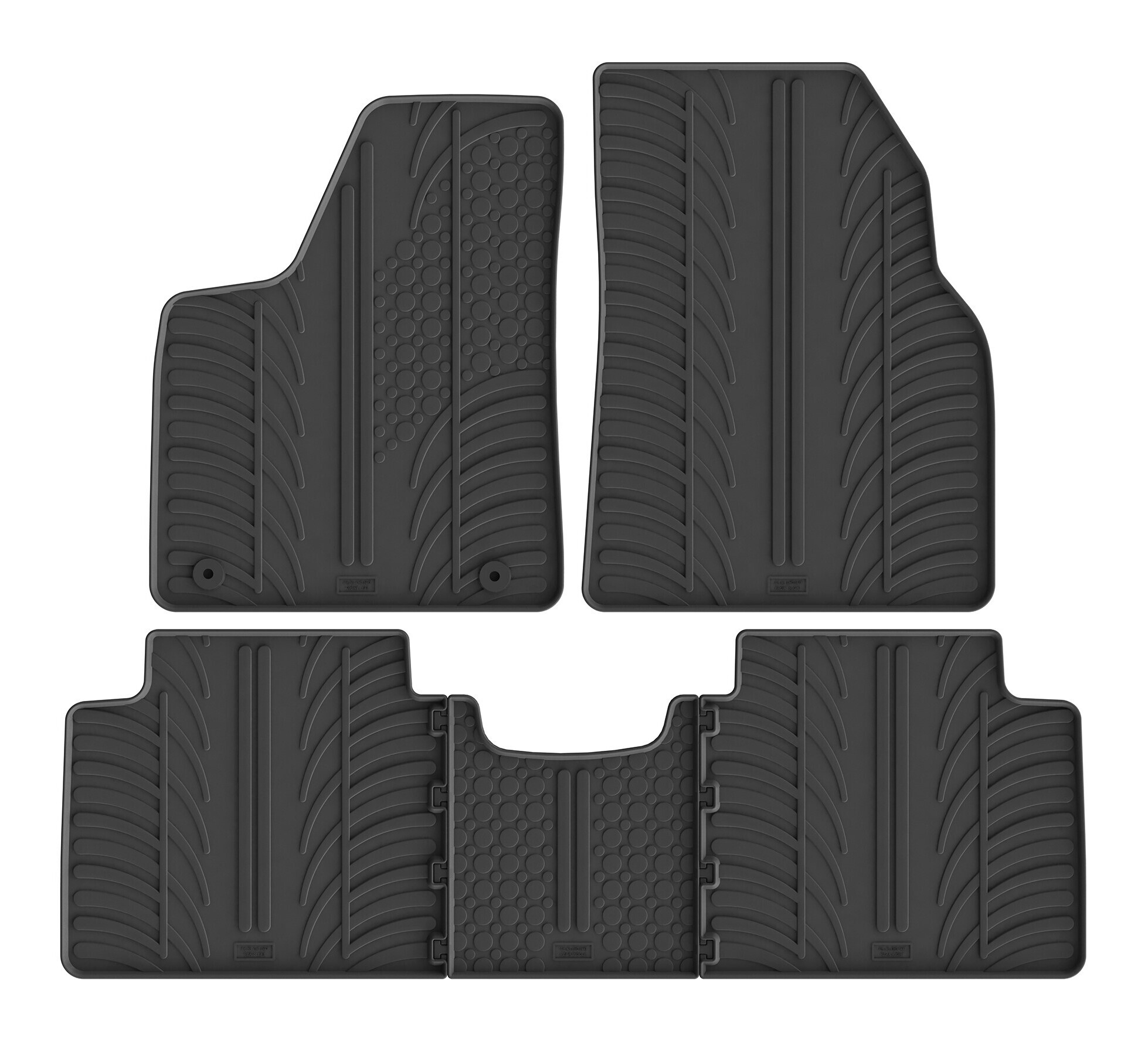 Set tappeti su misura in gomma - compatibile per Leapmotor B10 5p (08/25>) elettrica