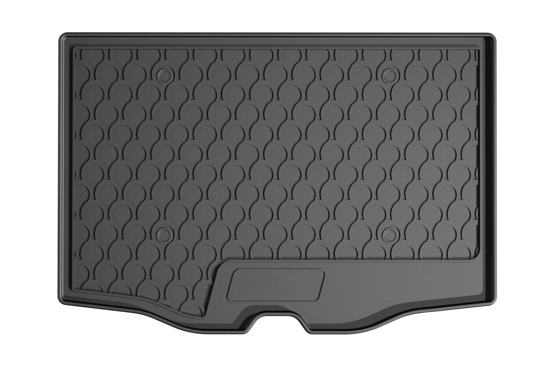 Vasca baule su misura in gomma sintetica - compatibile per Jeep Avenger (12/22>) baule alto, ibrida