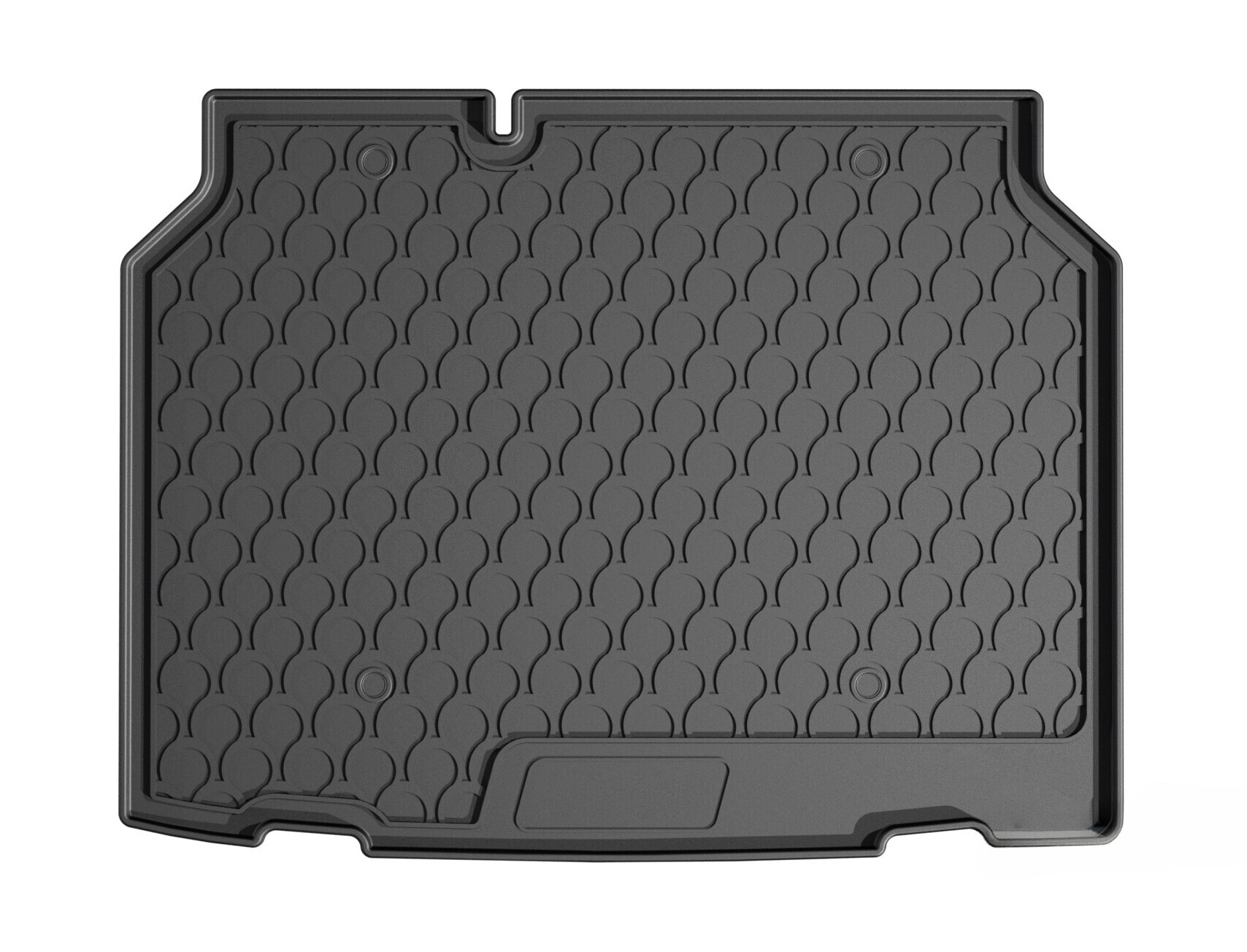 Vasca baule su misura in gomma sintetica - compatibile per Toyota Yaris Cross 5p (09/21>) anche ibrida, baule basso