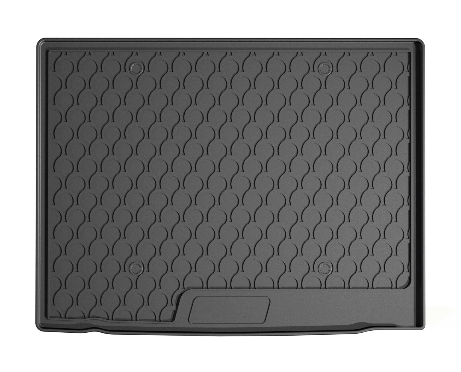 Vasca baule su misura in gomma sintetica - compatibile per Volkswagen T-Roc (09/25>) baule alto