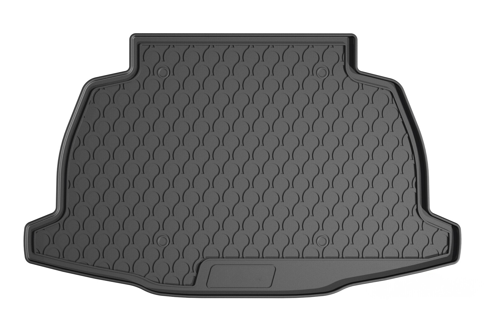 Vasca baule su misura in gomma sintetica - compatibile per Toyota C-HR (12/23>) baule basso