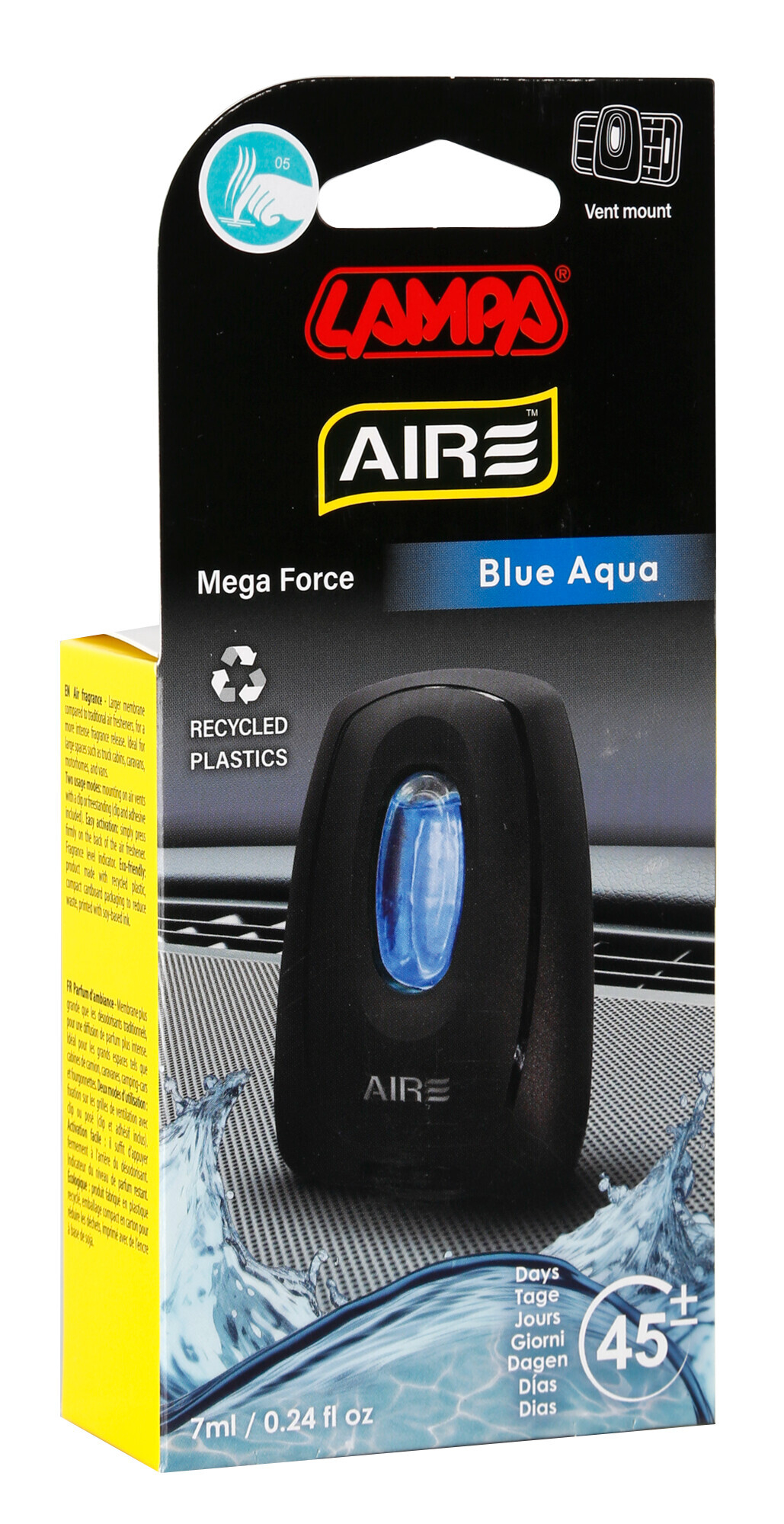 Aire Mega Force, profumatore per ambienti - 7 ml - Blue Aqua - immagine 3