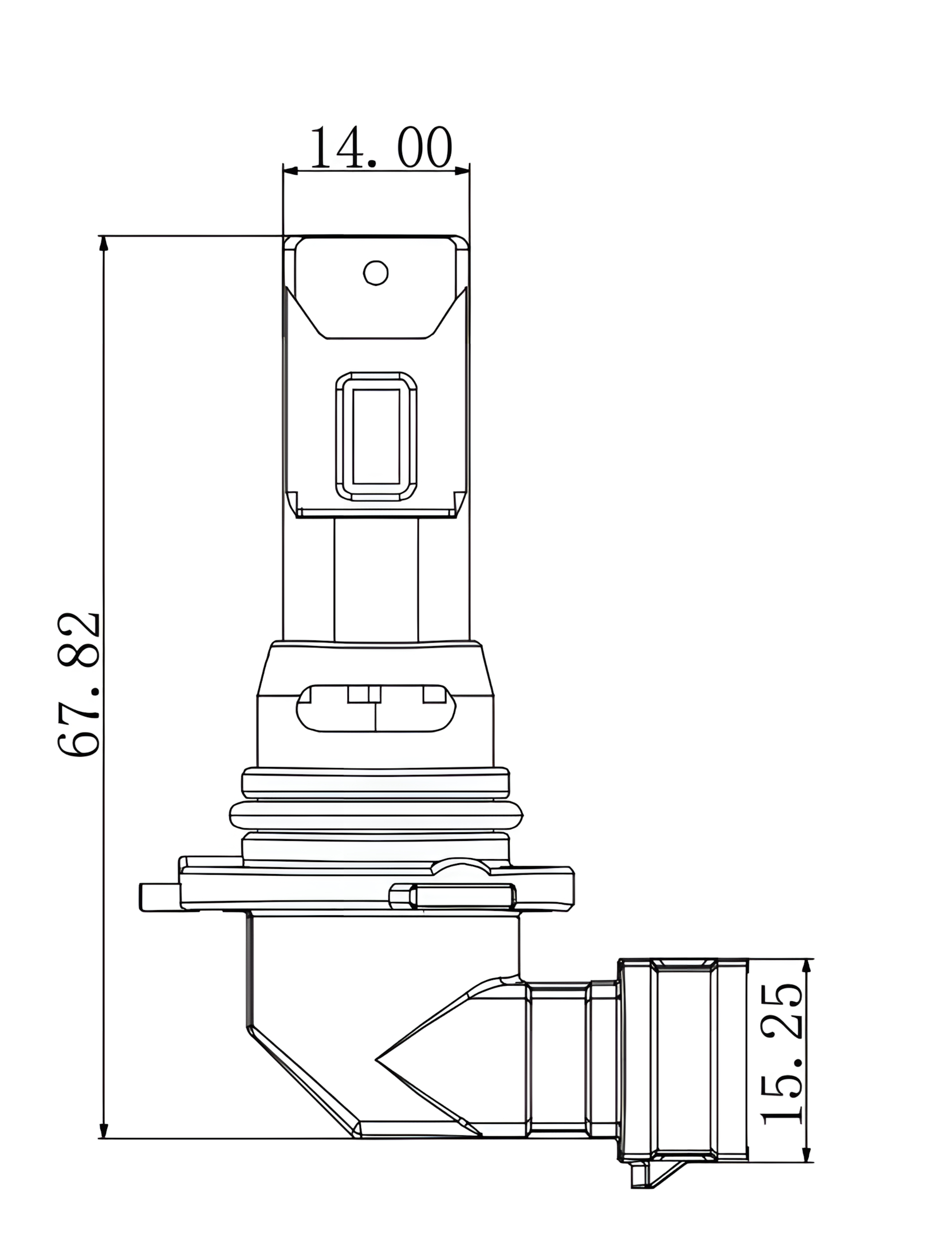 12/24V Halo Led Neptune Series, kit conversione a Led - (H10-HB3-HIR1) - 38W - P20d - 1 pz - Scatola - immagine 2