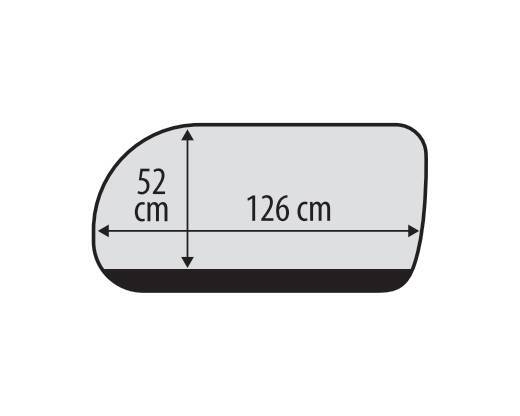 Essential-Caps 2 in 1, calze-tendine parasole laterali posteriori, set 2 pezzi - XL - 80~126 x 52 cm - immagine 6